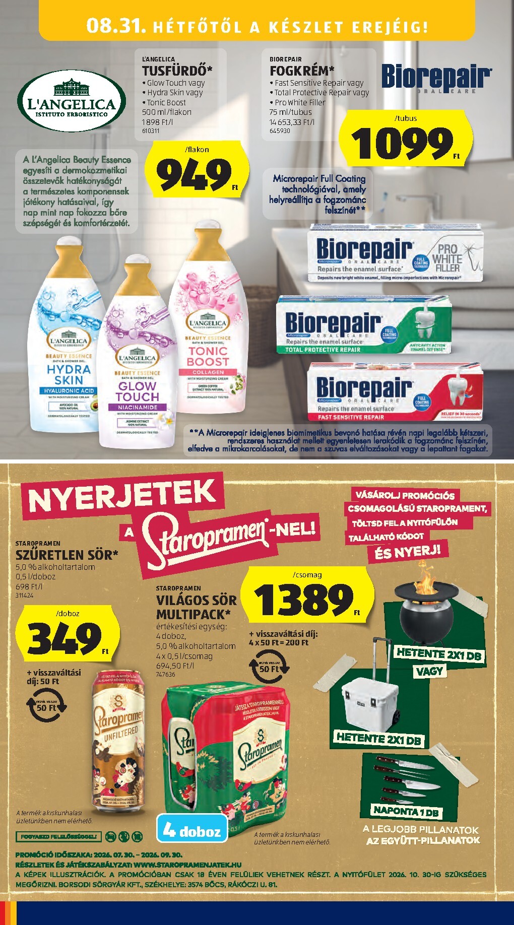 aldi - Aldi hirdetmény a következő hétre csütörtöktől 2026.08.27.-tól szerdától 2026.09.02.-ig - page: 34