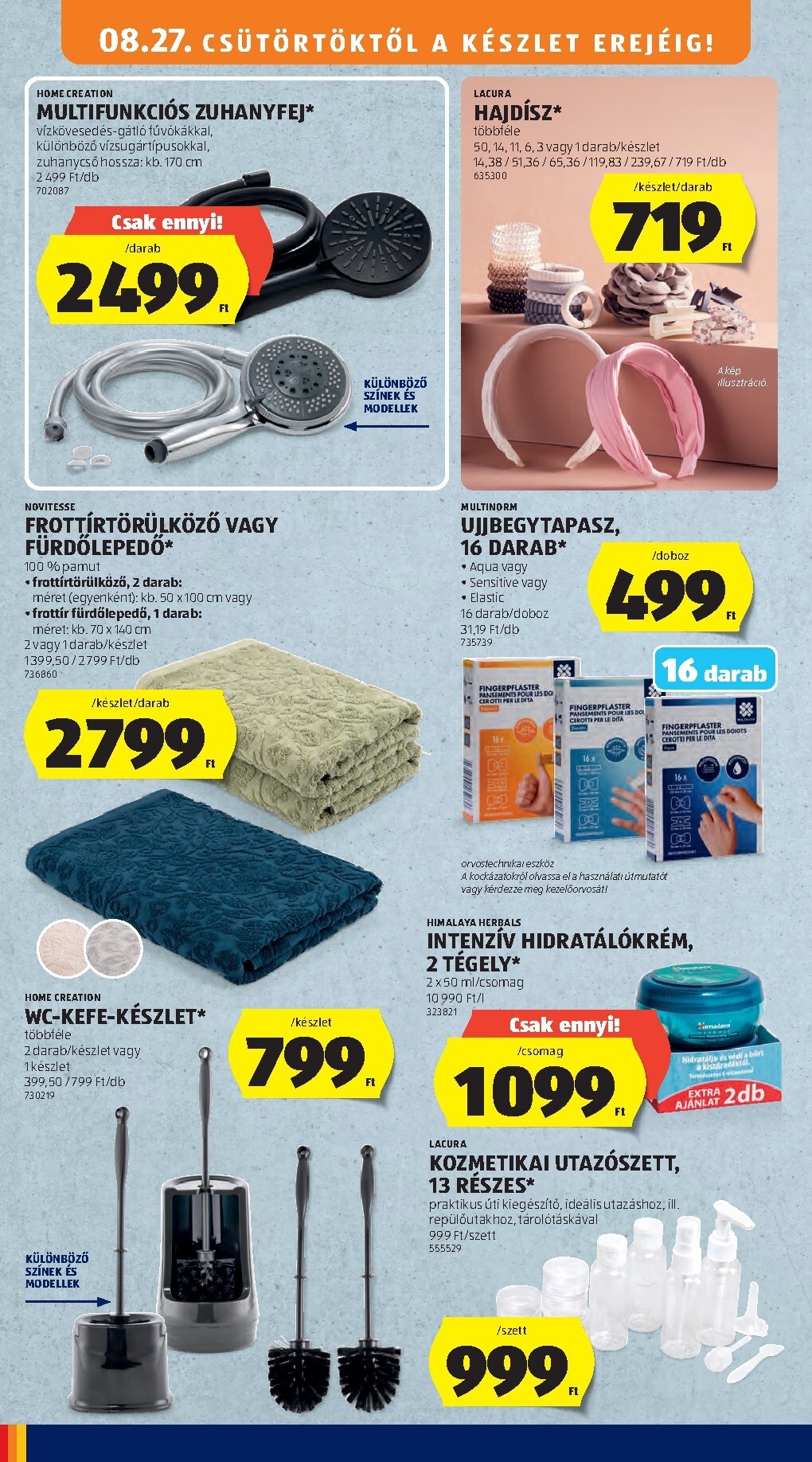 aldi - Aldi hirdetmény a következő hétre csütörtöktől 2026.08.27.-tól szerdától 2026.09.02.-ig - page: 44