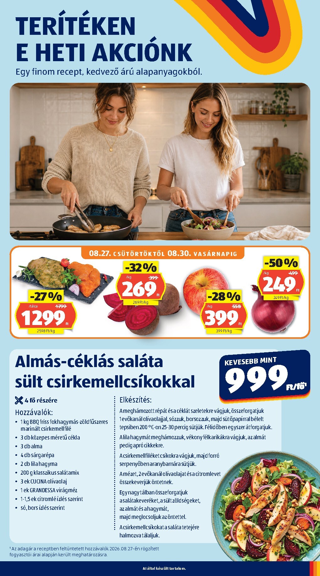 aldi - Aldi hirdetmény a következő hétre csütörtöktől 2026.08.27.-tól szerdától 2026.09.02.-ig - page: 39