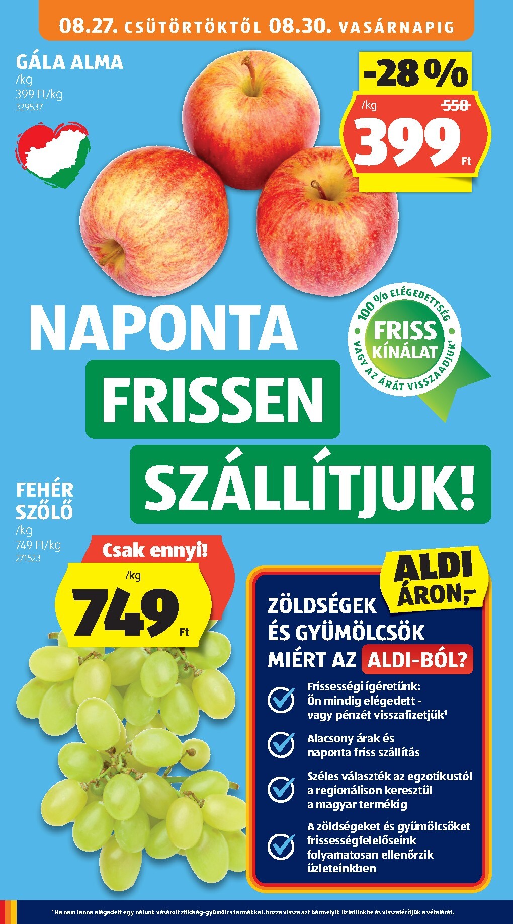 aldi - Aldi hirdetmény a következő hétre csütörtöktől 2026.08.27.-tól szerdától 2026.09.02.-ig - page: 20