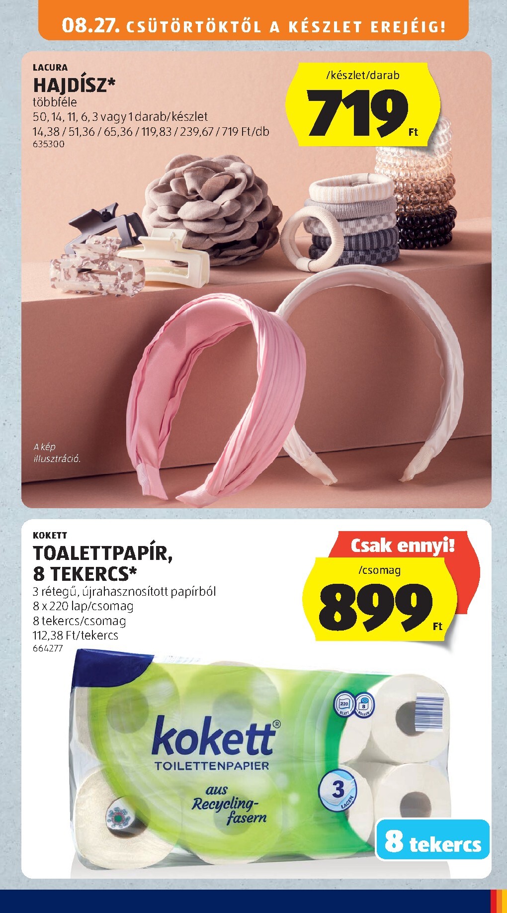 aldi - Aldi hirdetmény a következő hétre csütörtöktől 2026.08.27.-tól szerdától 2026.09.02.-ig - page: 43