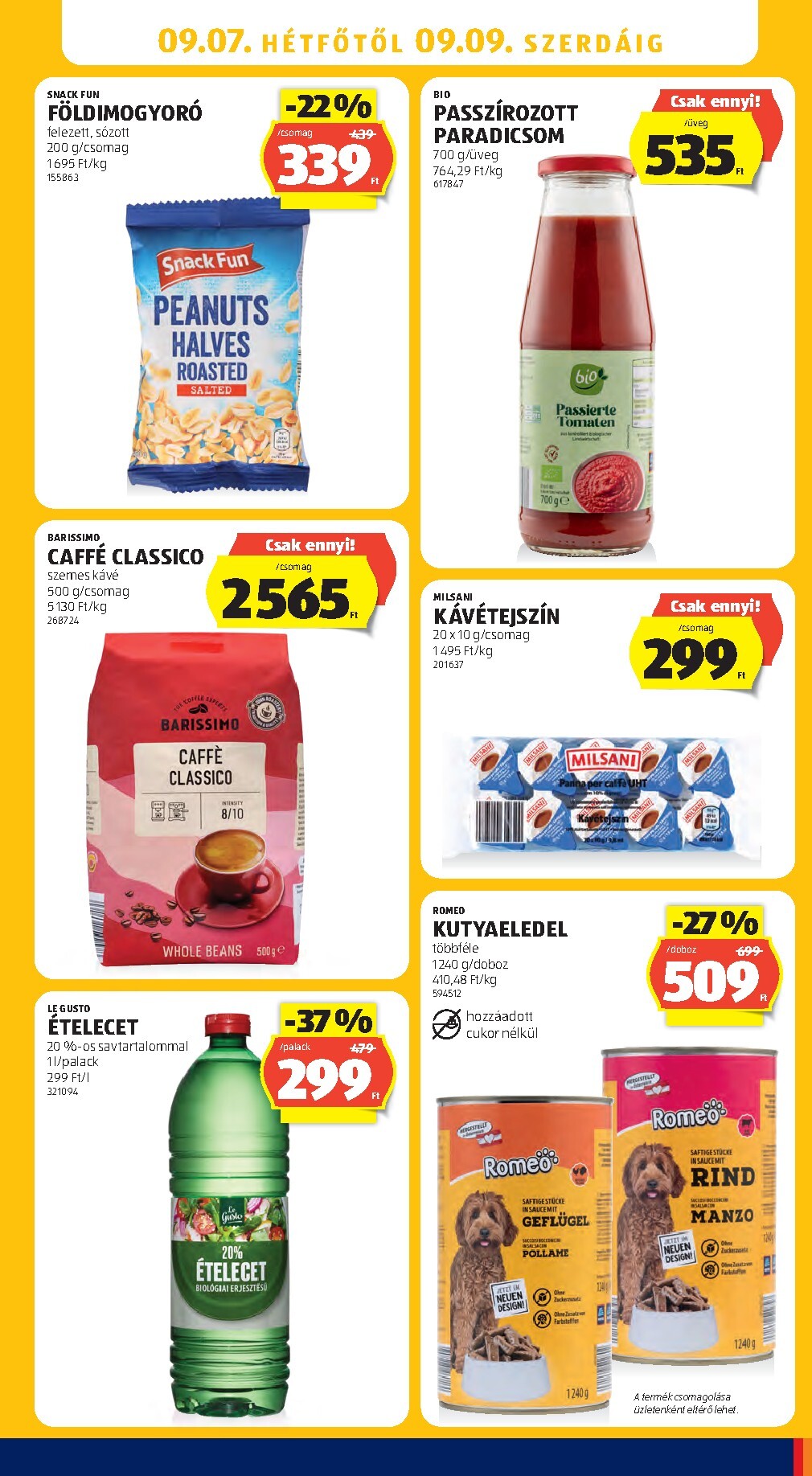 aldi - Aldi hirdetmény a következő hétre csütörtöktől 2026.09.03.-tól szerdától 2026.09.09.-ig - page: 39
