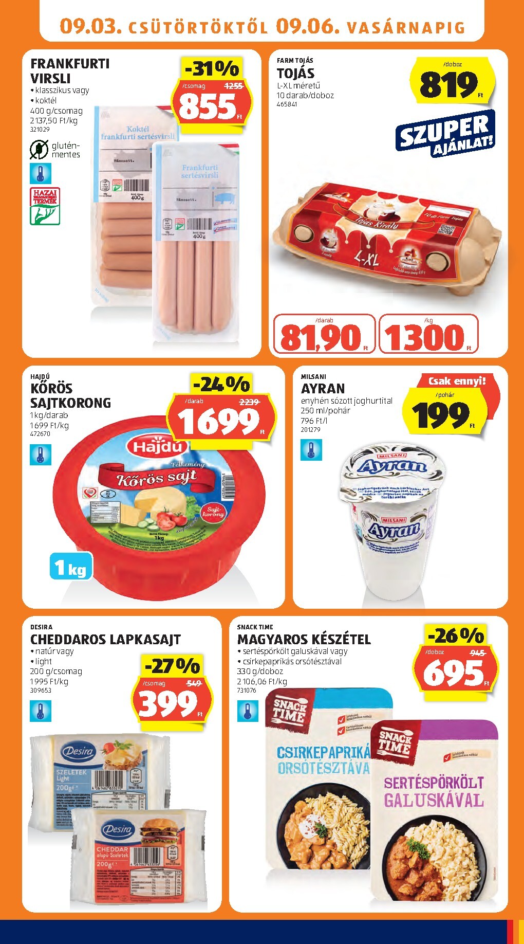 aldi - Aldi hirdetmény a következő hétre csütörtöktől 2026.09.03.-tól szerdától 2026.09.09.-ig - page: 13