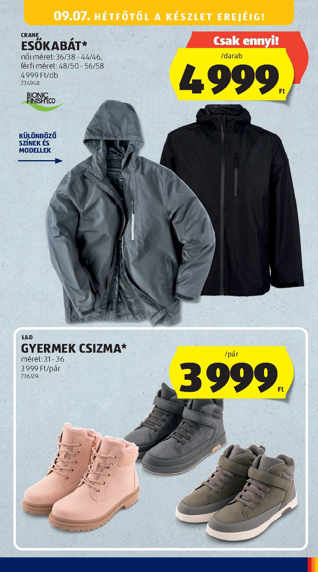 aldi - Aldi hirdetmény a következő hétre csütörtöktől 2026.09.03.-tól szerdától 2026.09.09.-ig - page: 49