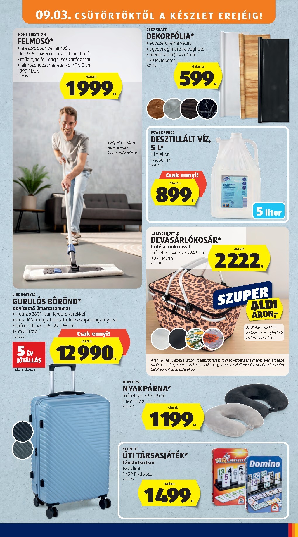 aldi - Aldi hirdetmény a következő hétre csütörtöktől 2026.09.03.-tól szerdától 2026.09.09.-ig - page: 43