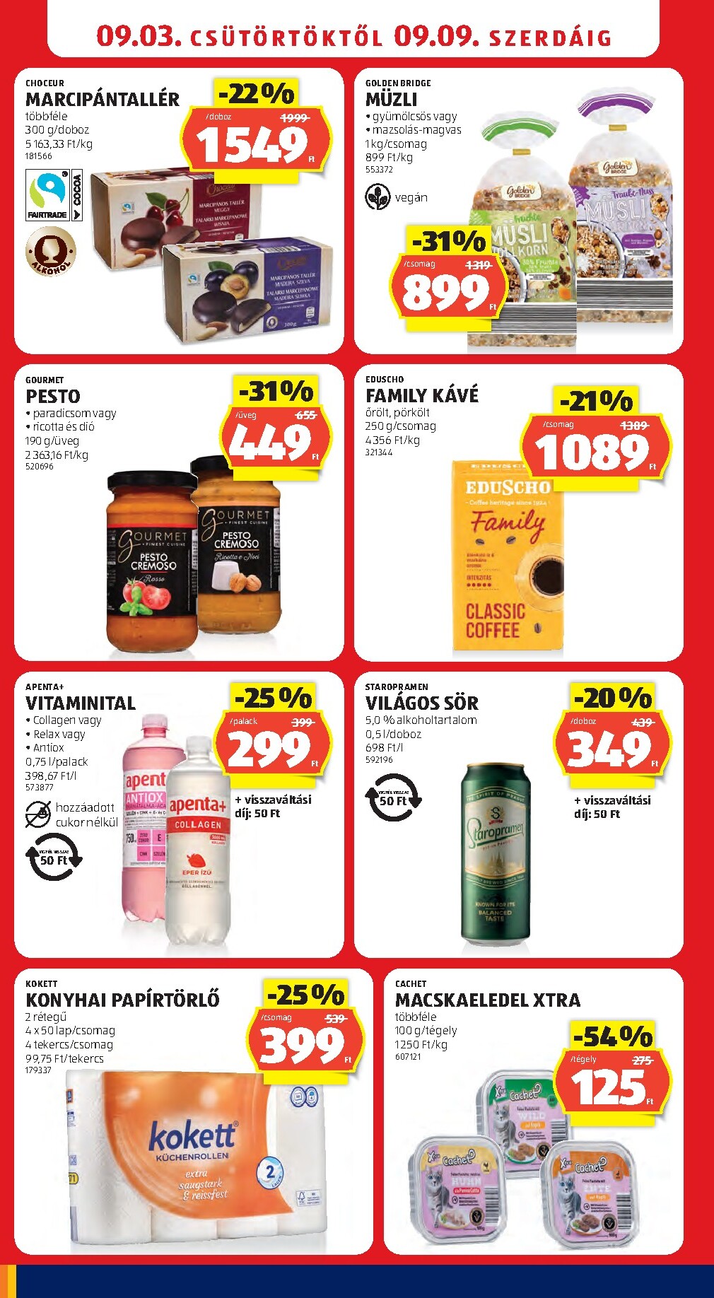 aldi - Aldi hirdetmény a következő hétre csütörtöktől 2026.09.03.-tól szerdától 2026.09.09.-ig - page: 12