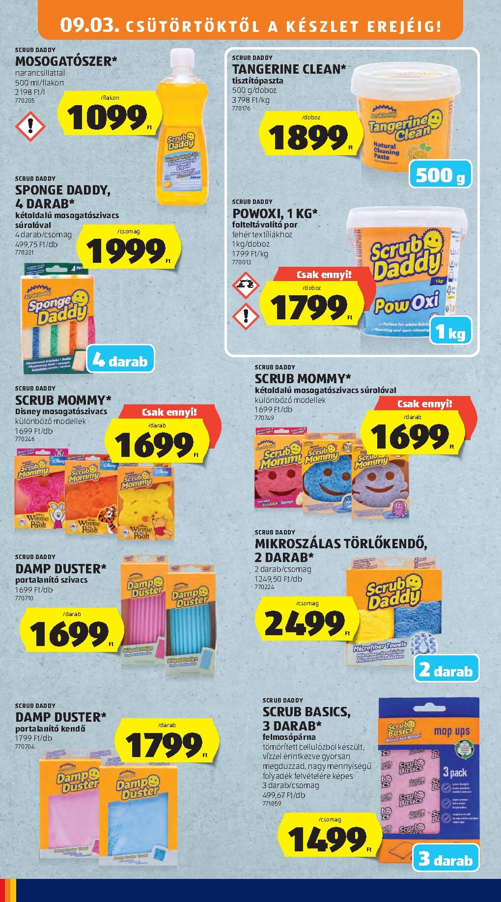 aldi - Aldi - Középső sor termékei hirdetmény a következő hétre csütörtöktől 2026.09.03.-tól szerdától 2026.09.09.-ig - page: 4
