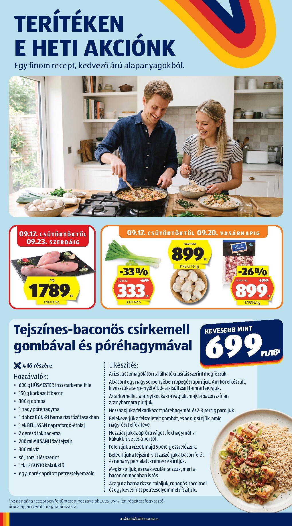aldi - Aldi hirdetmény a következő hétre csütörtöktől 2026.09.17.-tól szerdától 2026.09.23.-ig - page: 40
