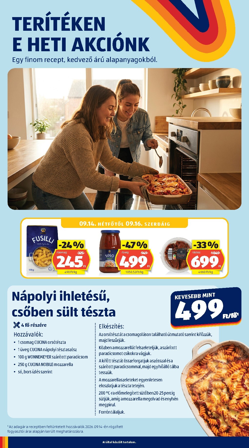 aldi - Aktuális Aldi szórólap érvényes csütörtöktől 2026.09.10.-től szerdától 2026.09.16.-ig - page: 46