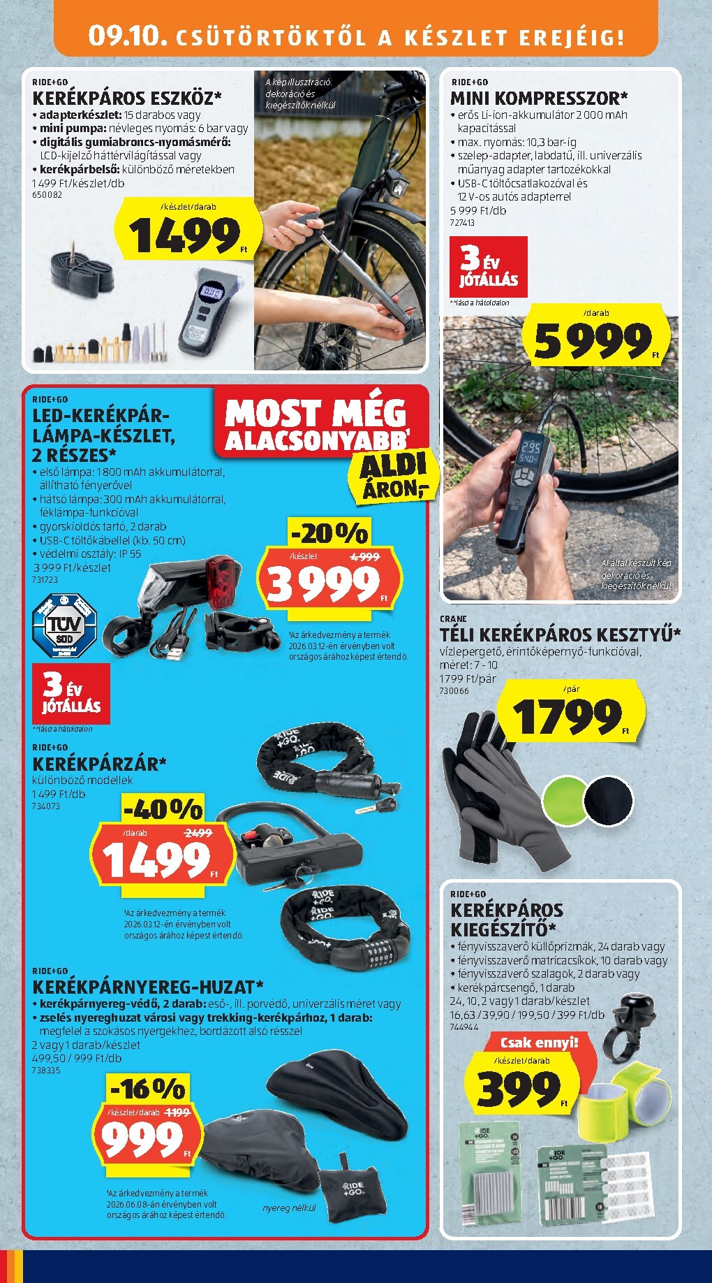 aldi - Aktuális Aldi szórólap érvényes csütörtöktől 2026.09.10.-től szerdától 2026.09.16.-ig - page: 40