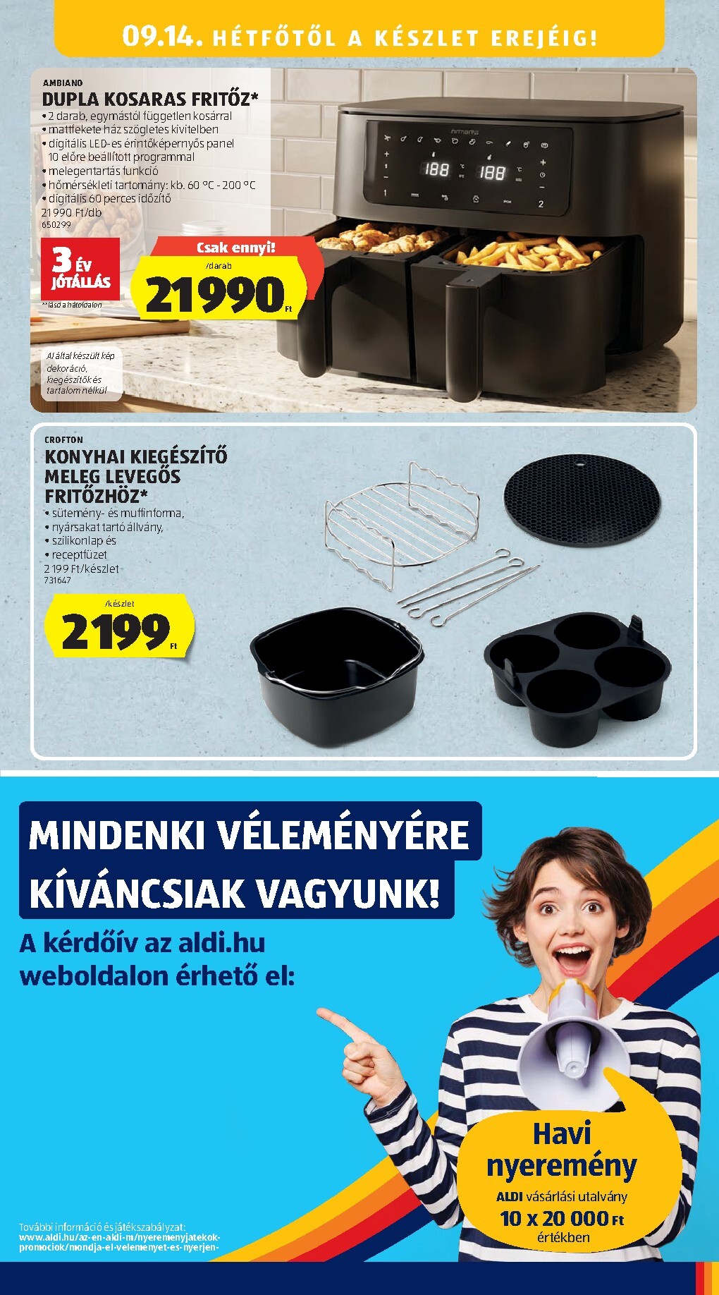 aldi - Aktuális Aldi - Középső sor termékei szórólap érvényes csütörtöktől 2026.09.10.-től szerdától 2026.09.16.-ig - page: 11