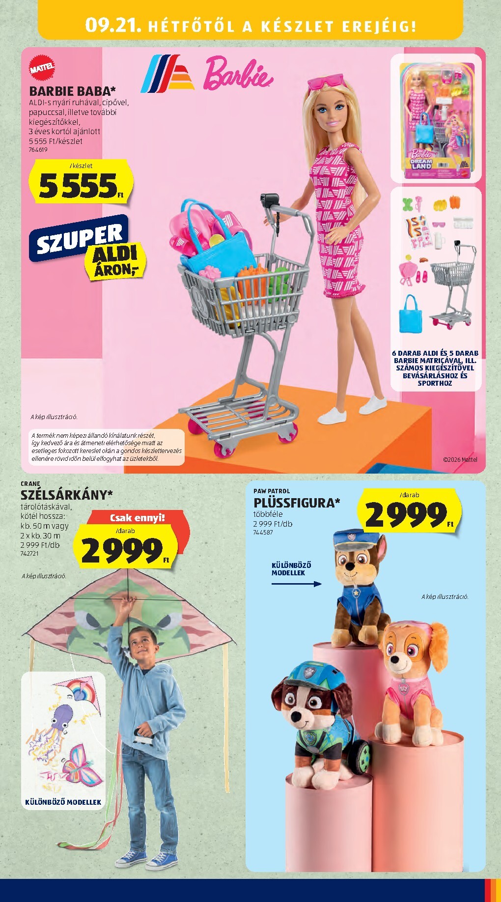 aldi - Aktuális Aldi - Középső sor termékei szórólap érvényes csütörtöktől 2026.09.17.-től szerdától 2026.09.23.-ig - page: 13