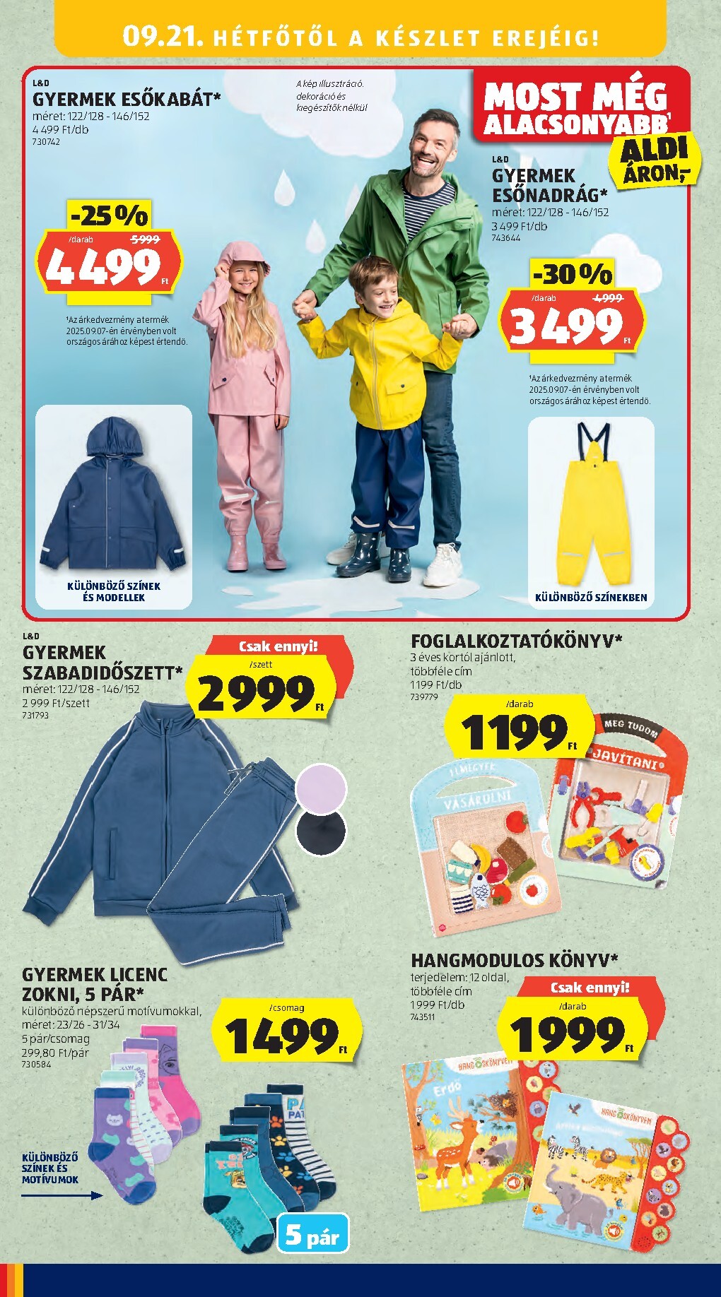 aldi - Aktuális Aldi - Középső sor termékei szórólap érvényes csütörtöktől 2026.09.17.-től szerdától 2026.09.23.-ig - page: 12