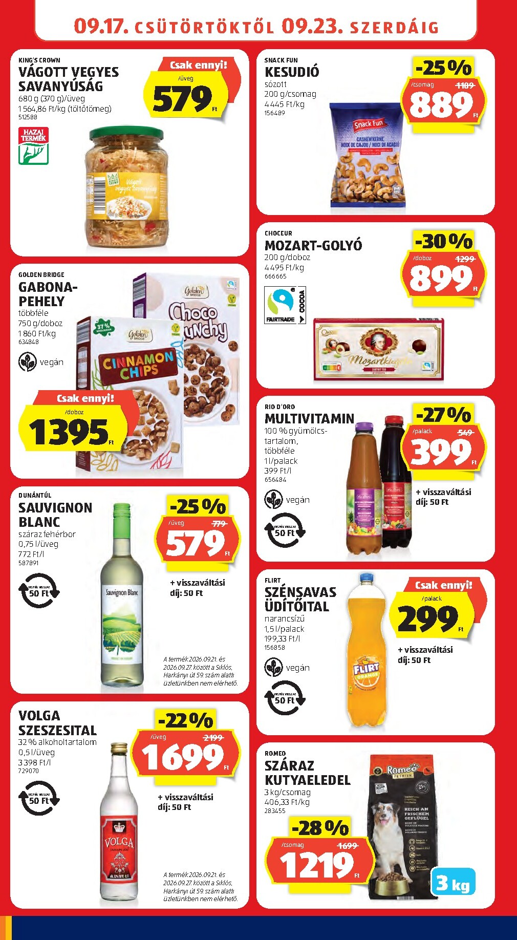 aldi - Aktuális Aldi szórólap érvényes csütörtöktől 2026.09.17.-től szerdától 2026.09.23.-ig - page: 12