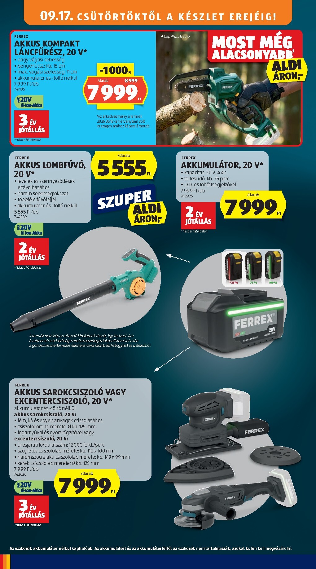 aldi - Aktuális Aldi szórólap érvényes csütörtöktől 2026.09.17.-től szerdától 2026.09.23.-ig - page: 36