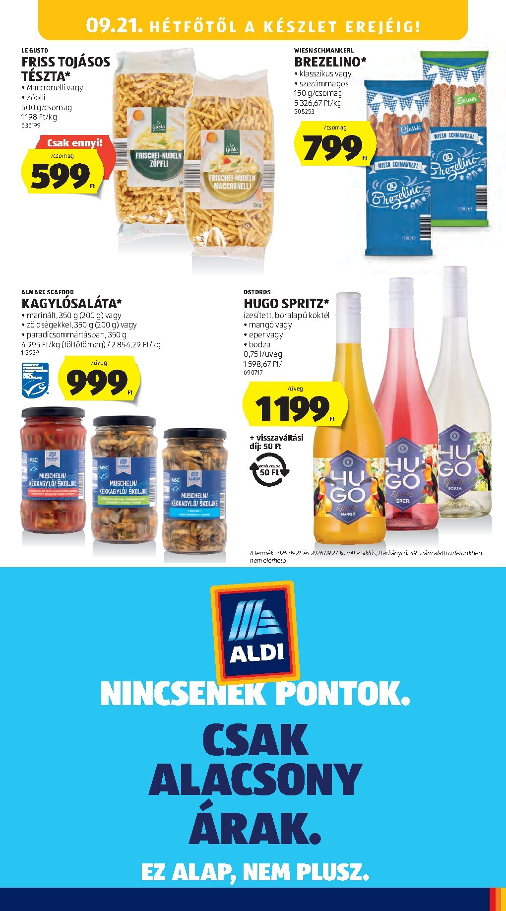 aldi - Aktuális Aldi szórólap érvényes csütörtöktől 2026.09.17.-től szerdától 2026.09.23.-ig - page: 19