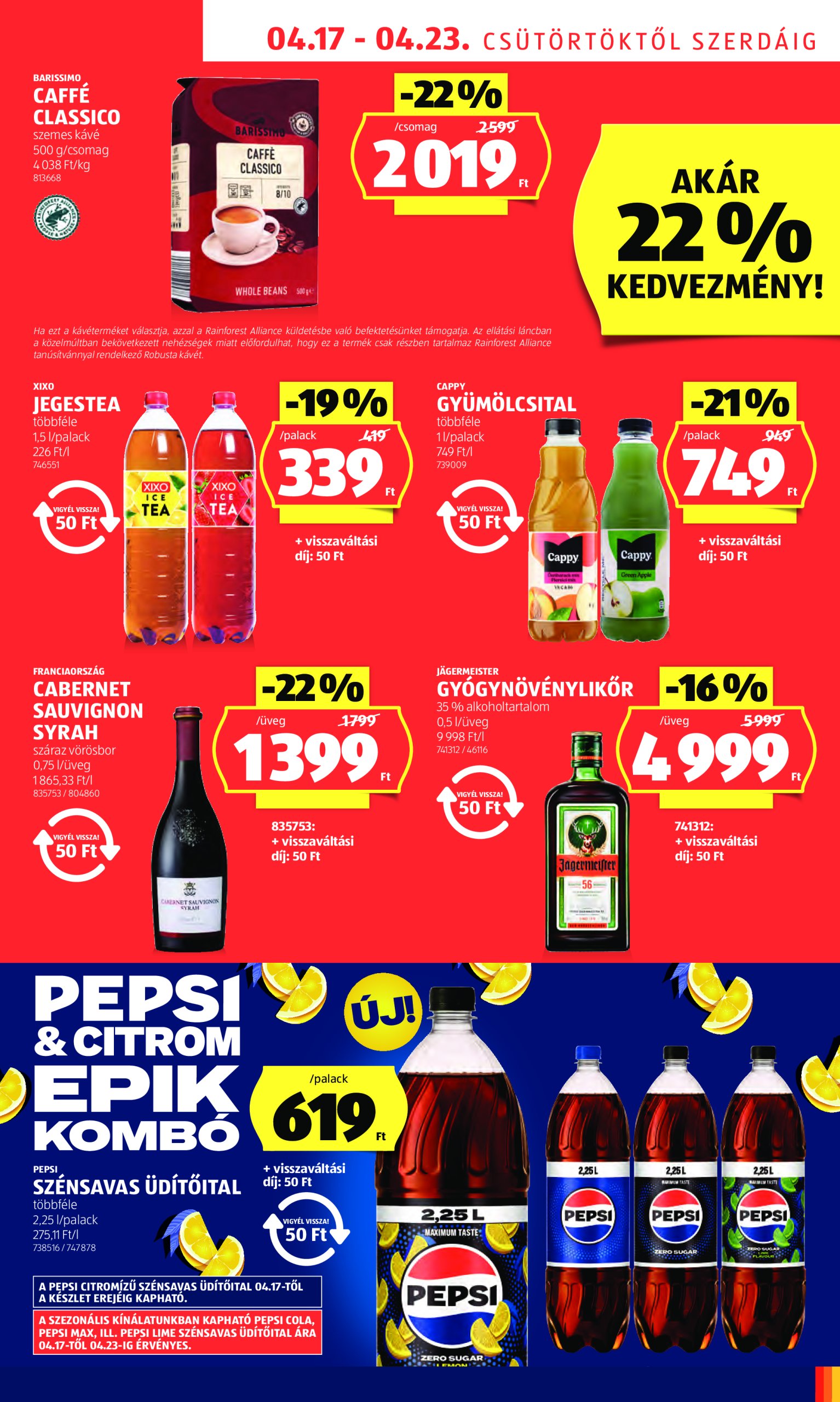 aldi - Aldi akciós újság, érvényes 04.17. - 04.23. - page: 5 aldi - Aldi akciós újság, érvényes 04.17. - 04.23. - page: 5