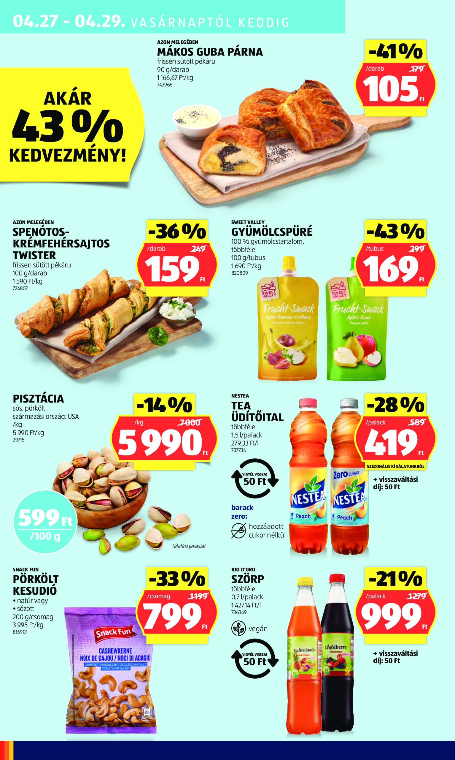 aldi - Aldi akciós újság, érvényes 04.24. - 04.29. - page: 32 aldi - Aldi akciós újság, érvényes 04.24. - 04.29. - page: 32