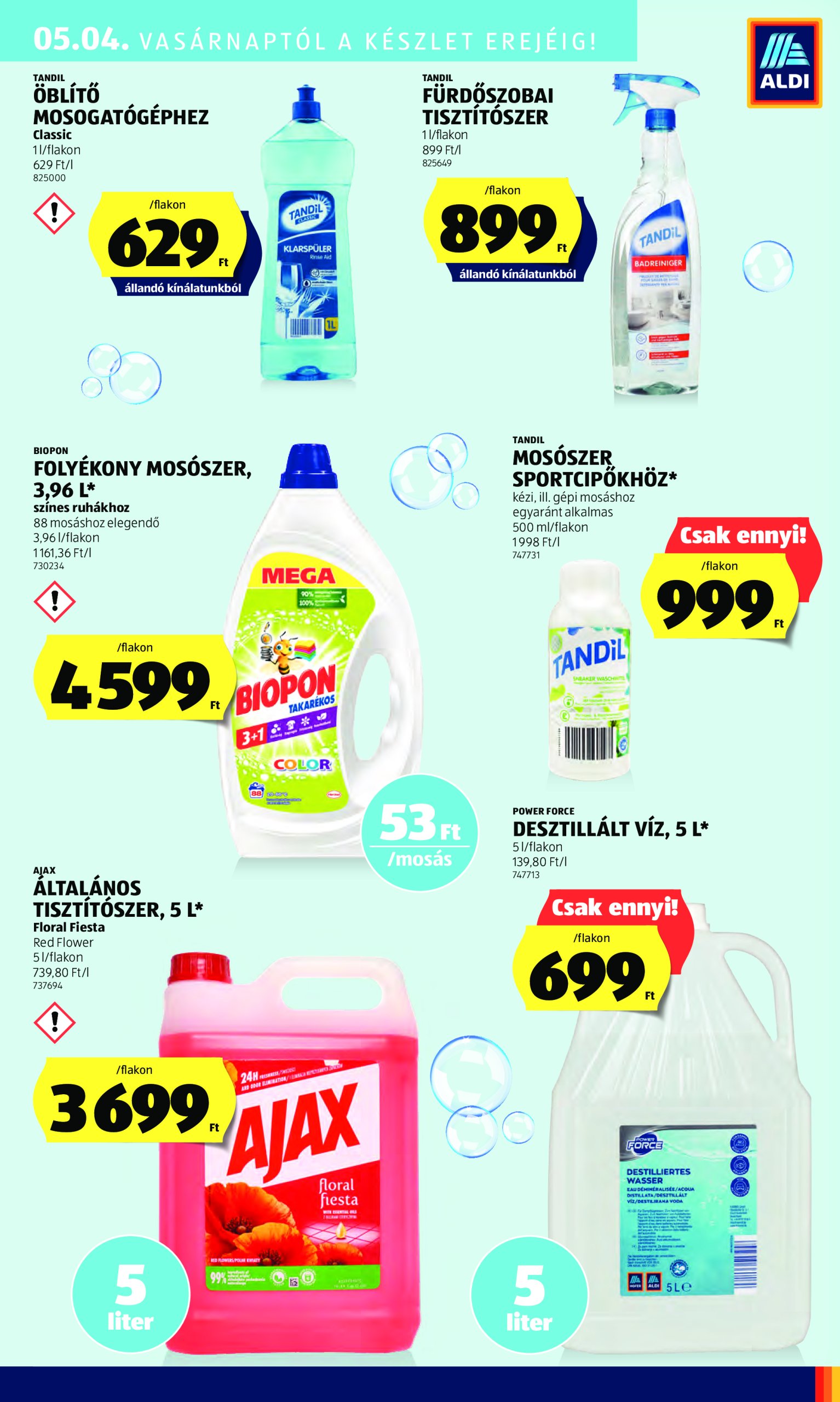 aldi - Aldi akciós újság, érvényes 04.30. - 05.07. - page: 39 aldi - Aldi akciós újság, érvényes 04.30. - 05.07. - page: 39
