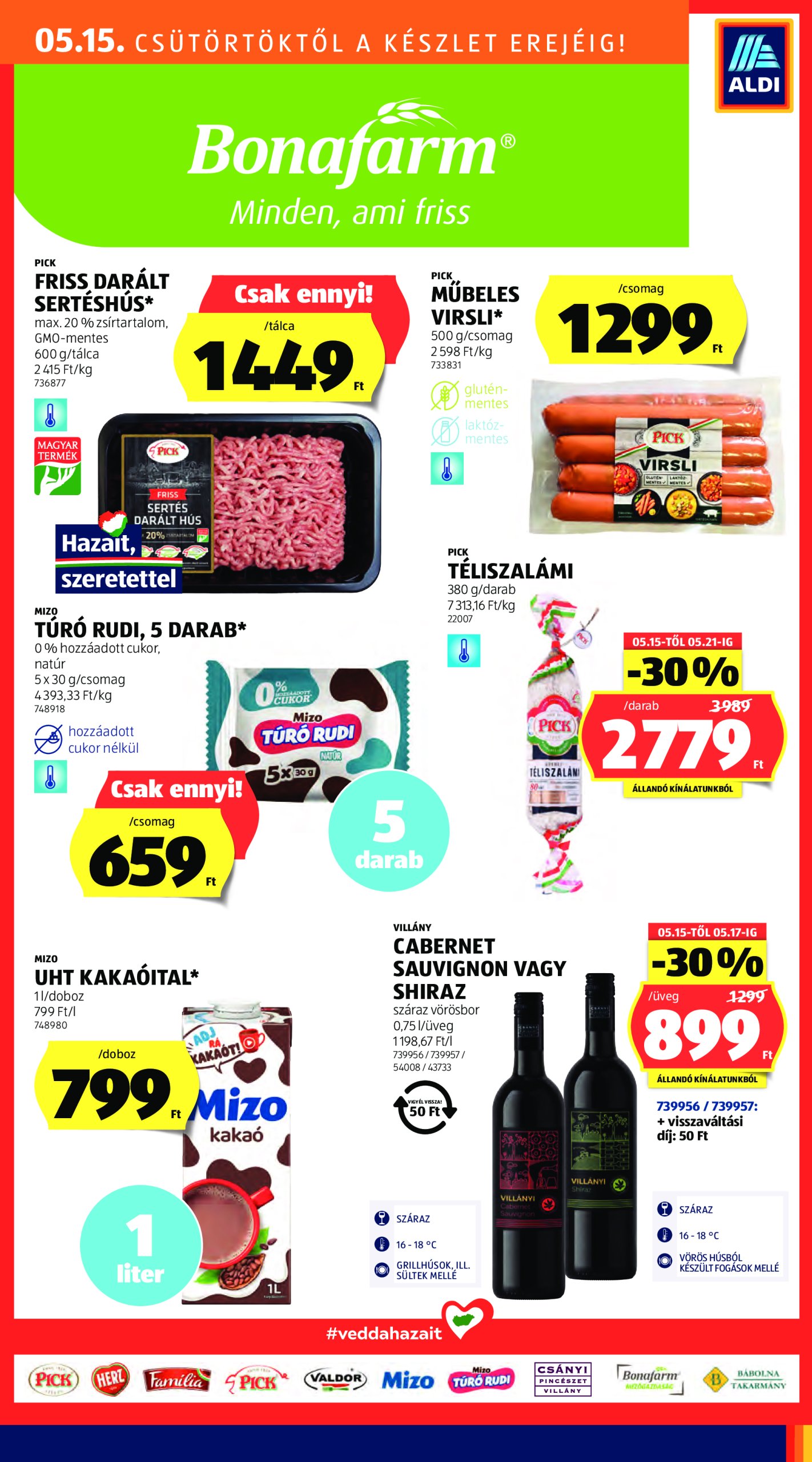 aldi - Aldi akciós újság, érvényes 05.15. - 05.21. - page: 15