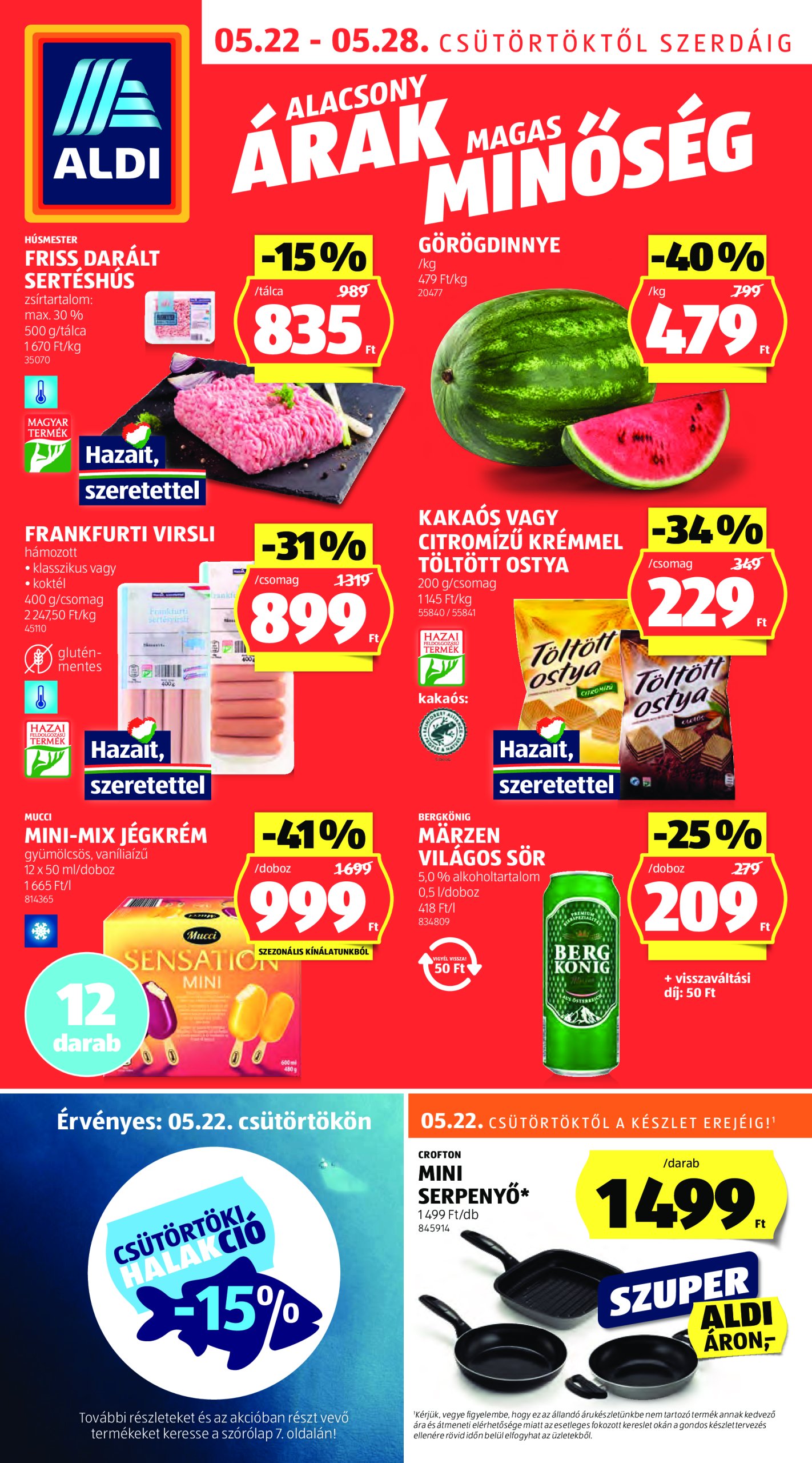 aldi - Aldi akciós újság, érvényes 05.22. - 05.28.