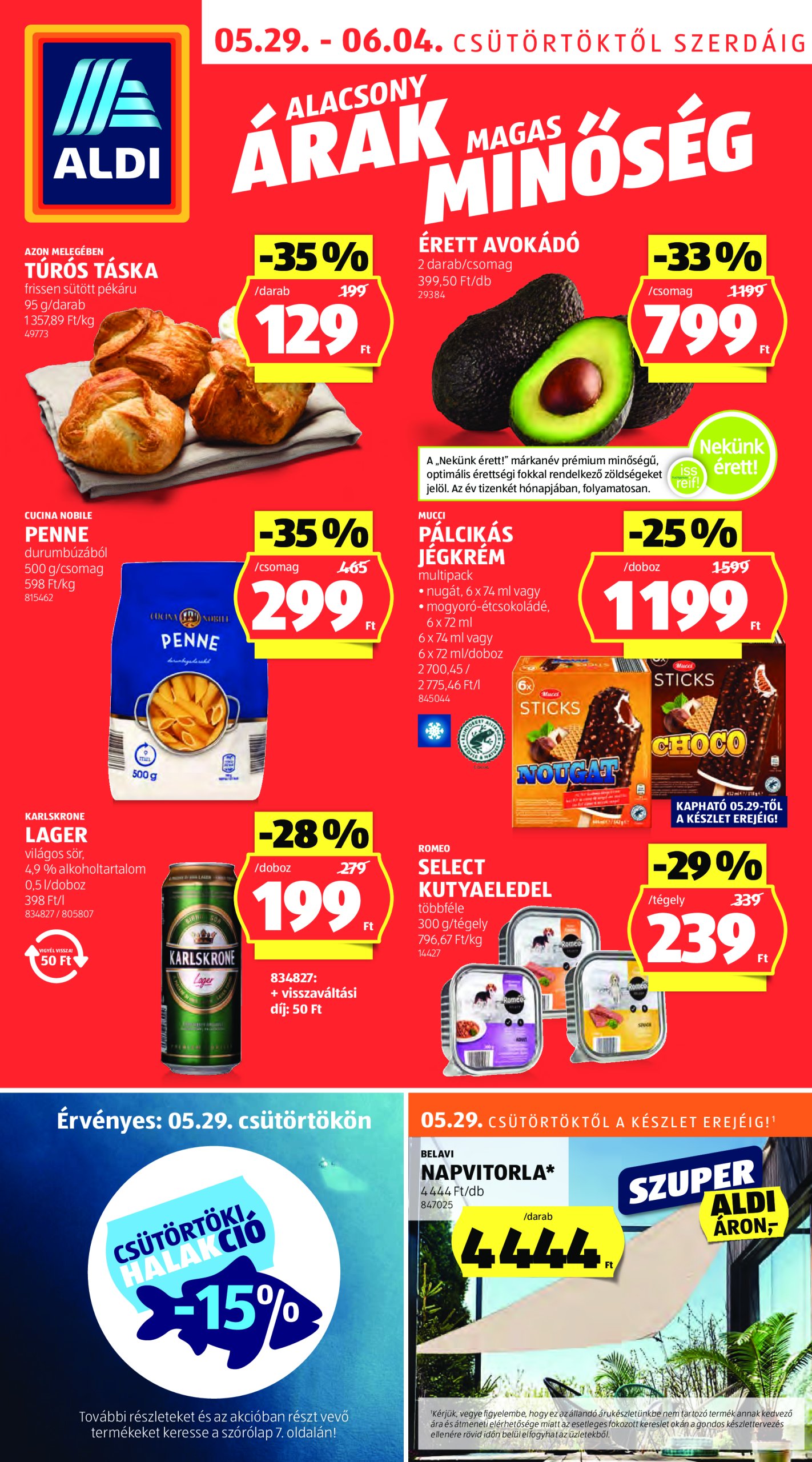 aldi - Aldi akciós újság, érvényes 05.29. - 06.04. - page: 1 aldi - Aldi akciós újság, érvényes 05.29. - 06.04. - page: 1