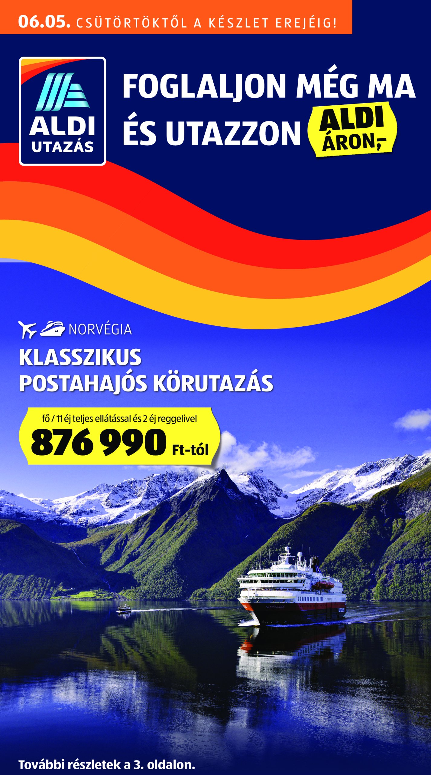 aldi - Aldi - Utazás katalógus akciós újság, érvényes 06.05. - 06.11.