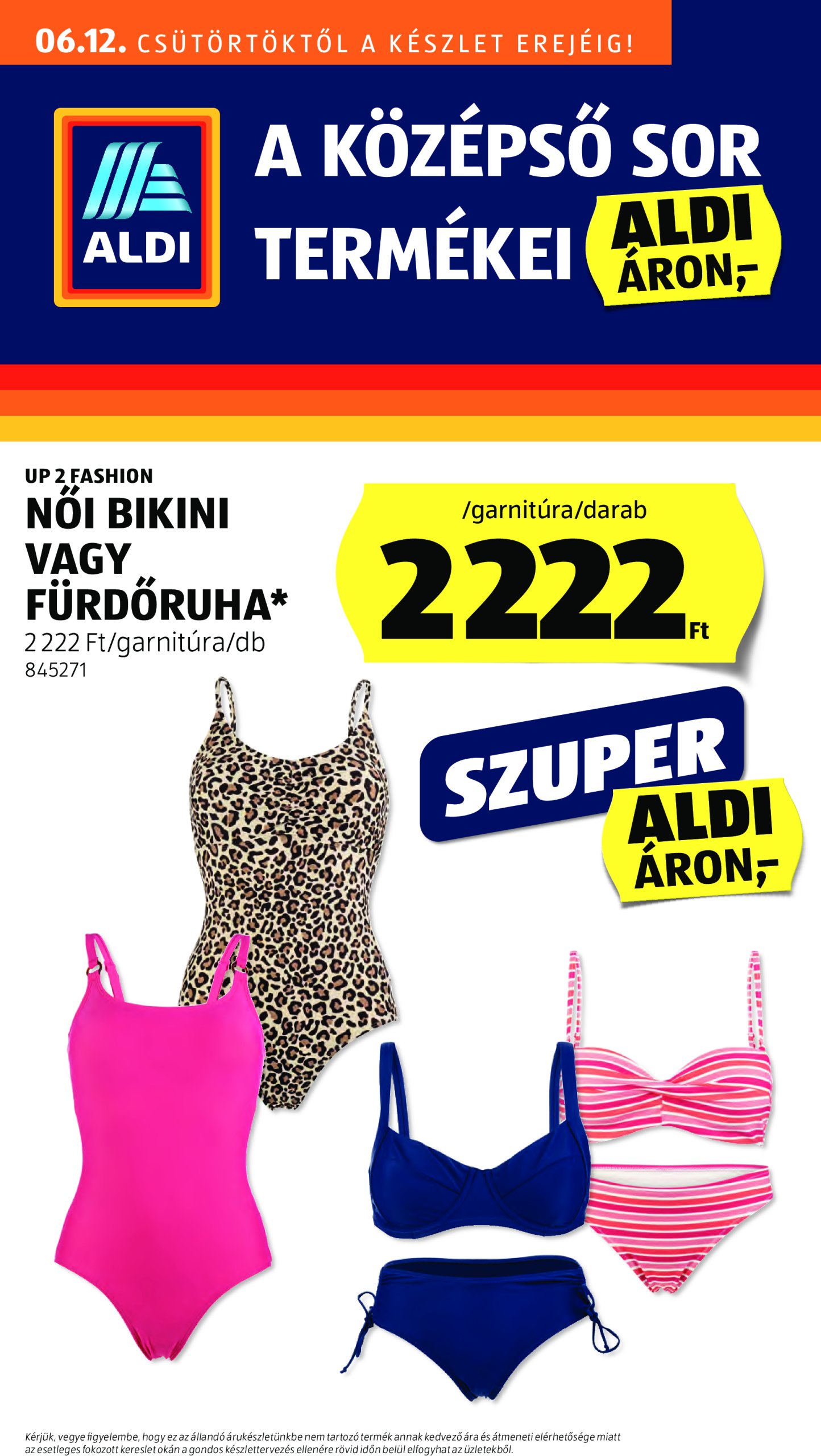 aldi - Aldi - Középső sor termékei akciós újság, érvényes 06.12. - 06.18.