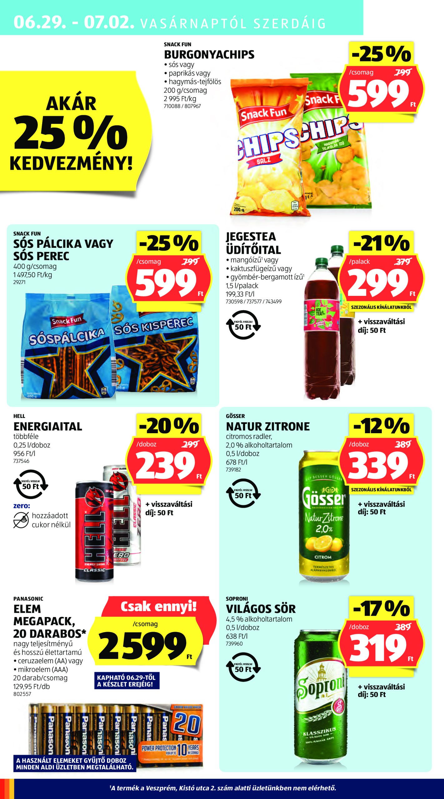 aldi - Aldi akciós újság, érvényes 06.26. - 07.02. - page: 32 aldi - Aldi akciós újság, érvényes 06.26. - 07.02. - page: 32