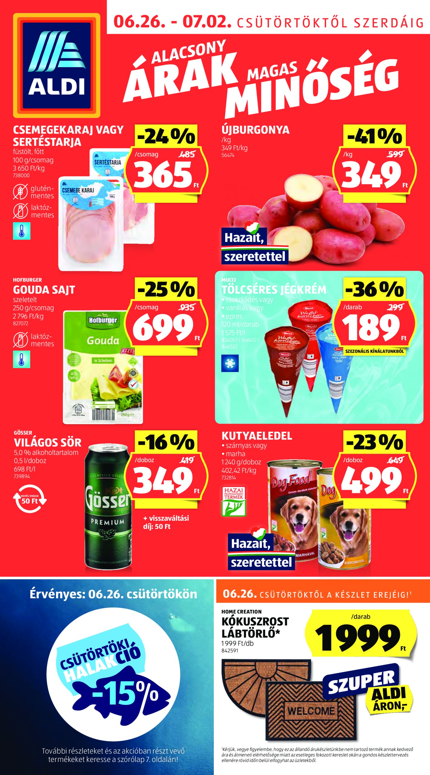 aldi - Aldi akciós újság, érvényes 06.26. - 07.02.