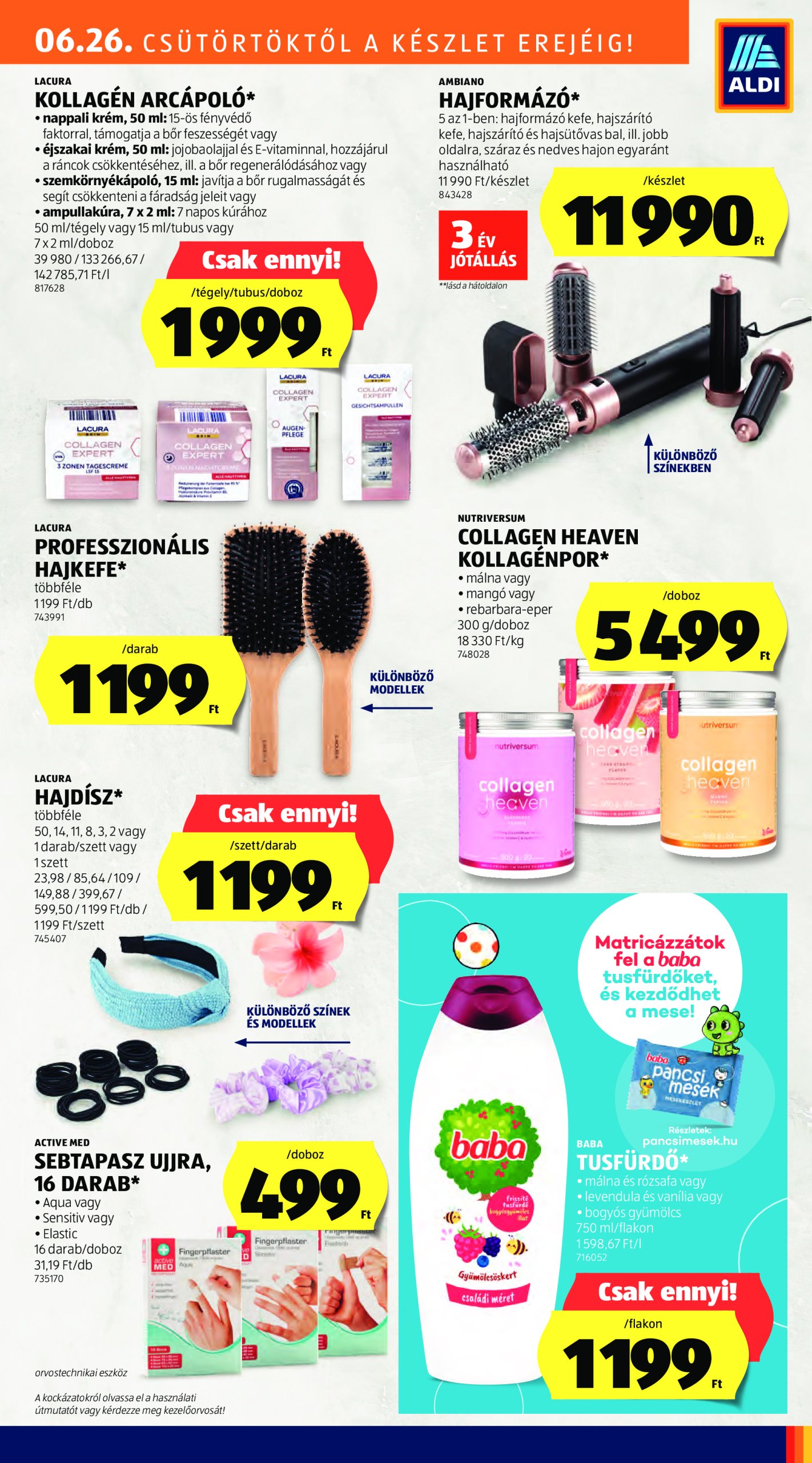 aldi - Aldi - Középső sor termékei akciós újság, érvényes 06.26. - 07.02. - page: 3