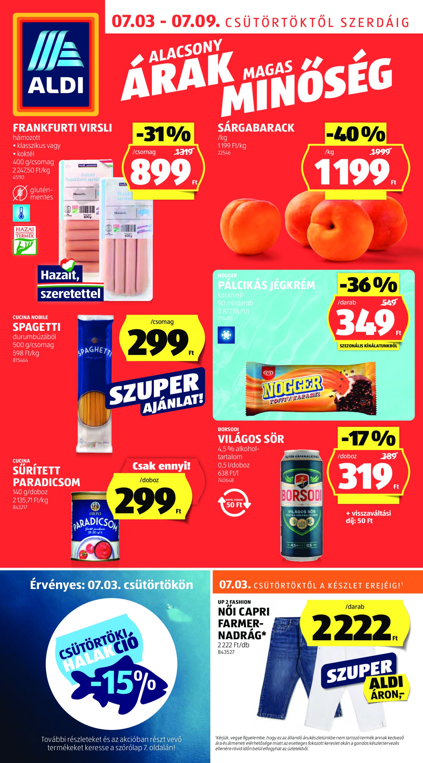 aldi - Aldi akciós újság, érvényes 07.03. - 07.09.