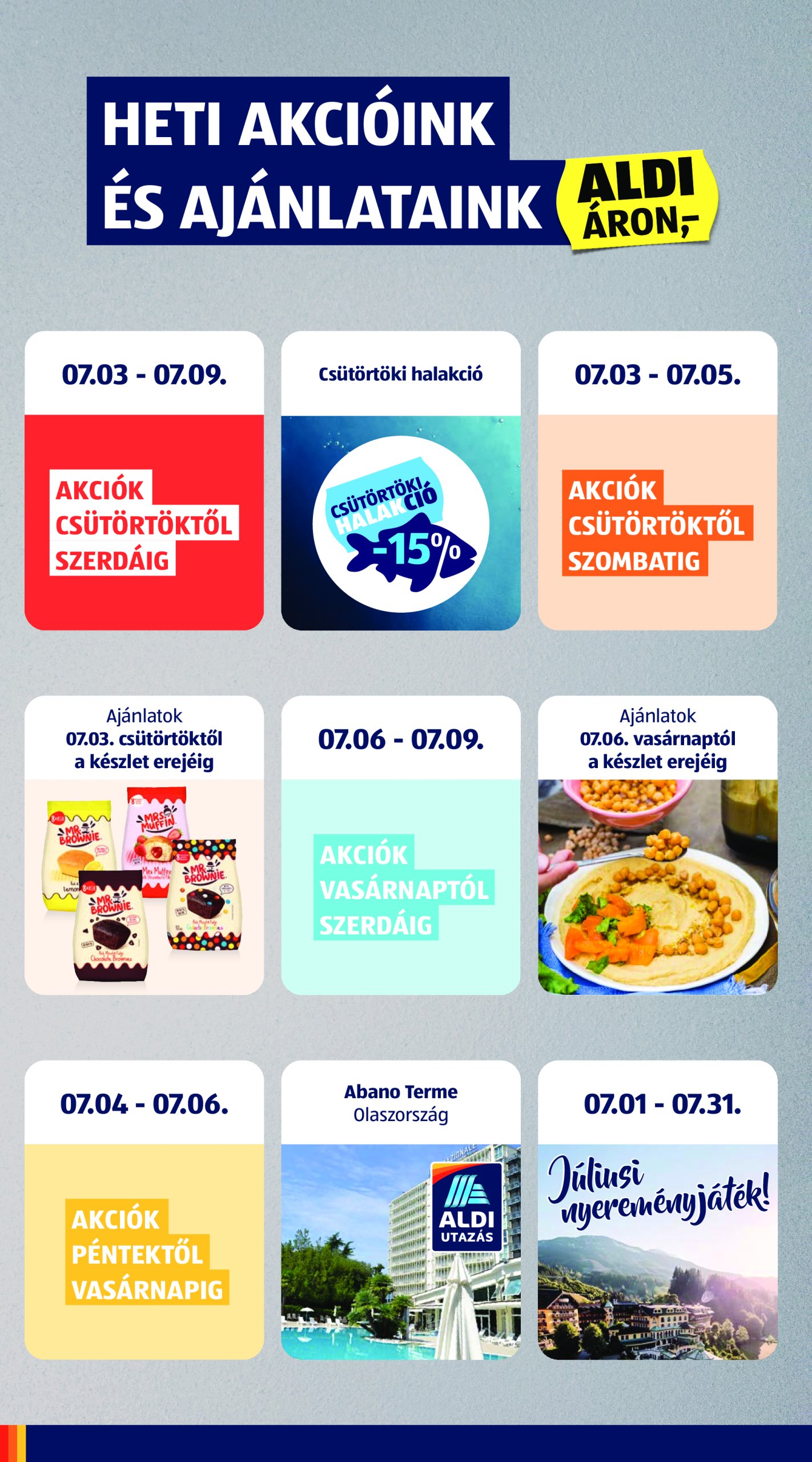 aldi - Aldi akciós újság, érvényes 07.03. - 07.09. - page: 2 aldi - Aldi akciós újság, érvényes 07.03. - 07.09. - page: 2