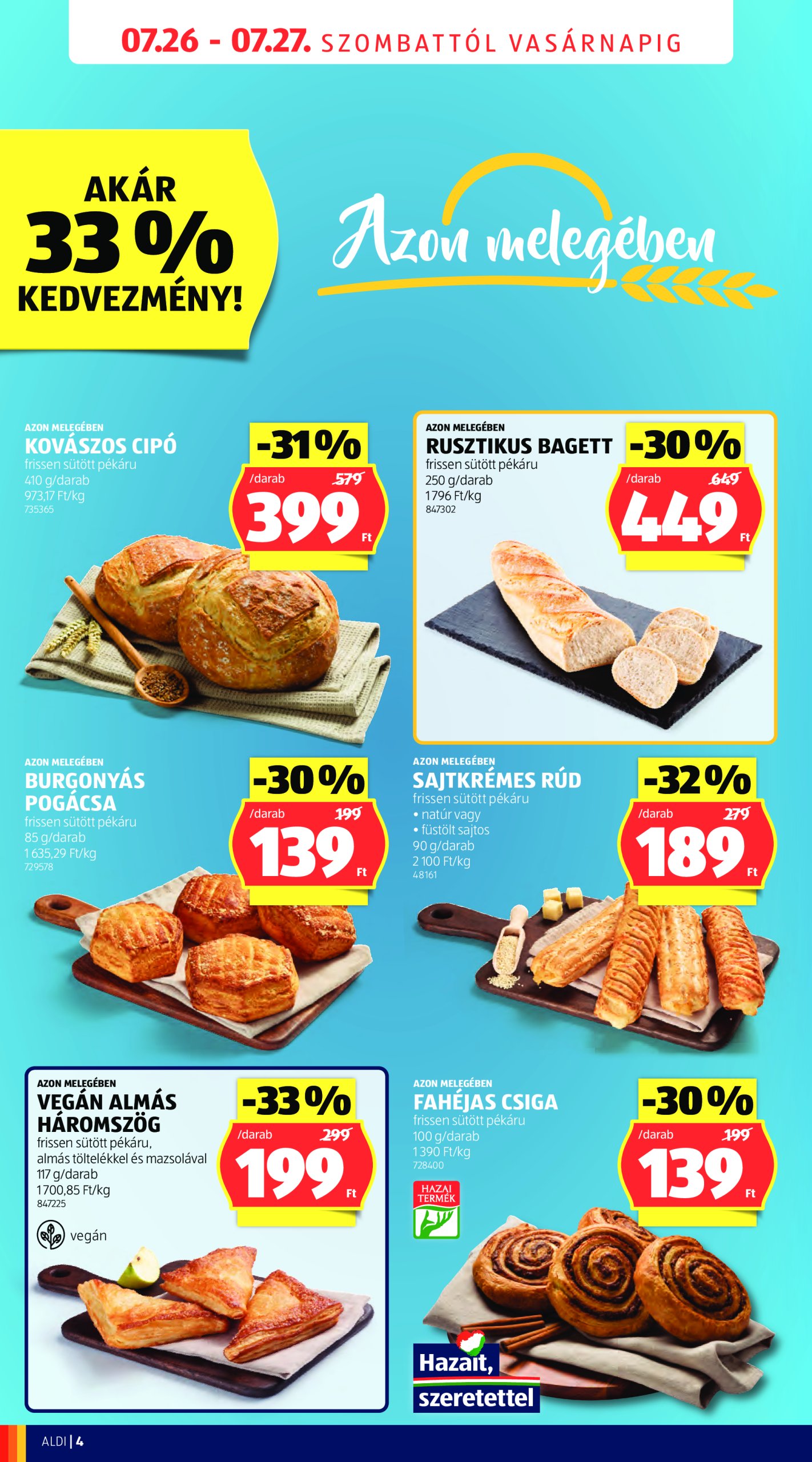 aldi - Aldi - Üzletnyitás: Pécs akciós újság, érvényes 07.26. - 07.27. - page: 4
