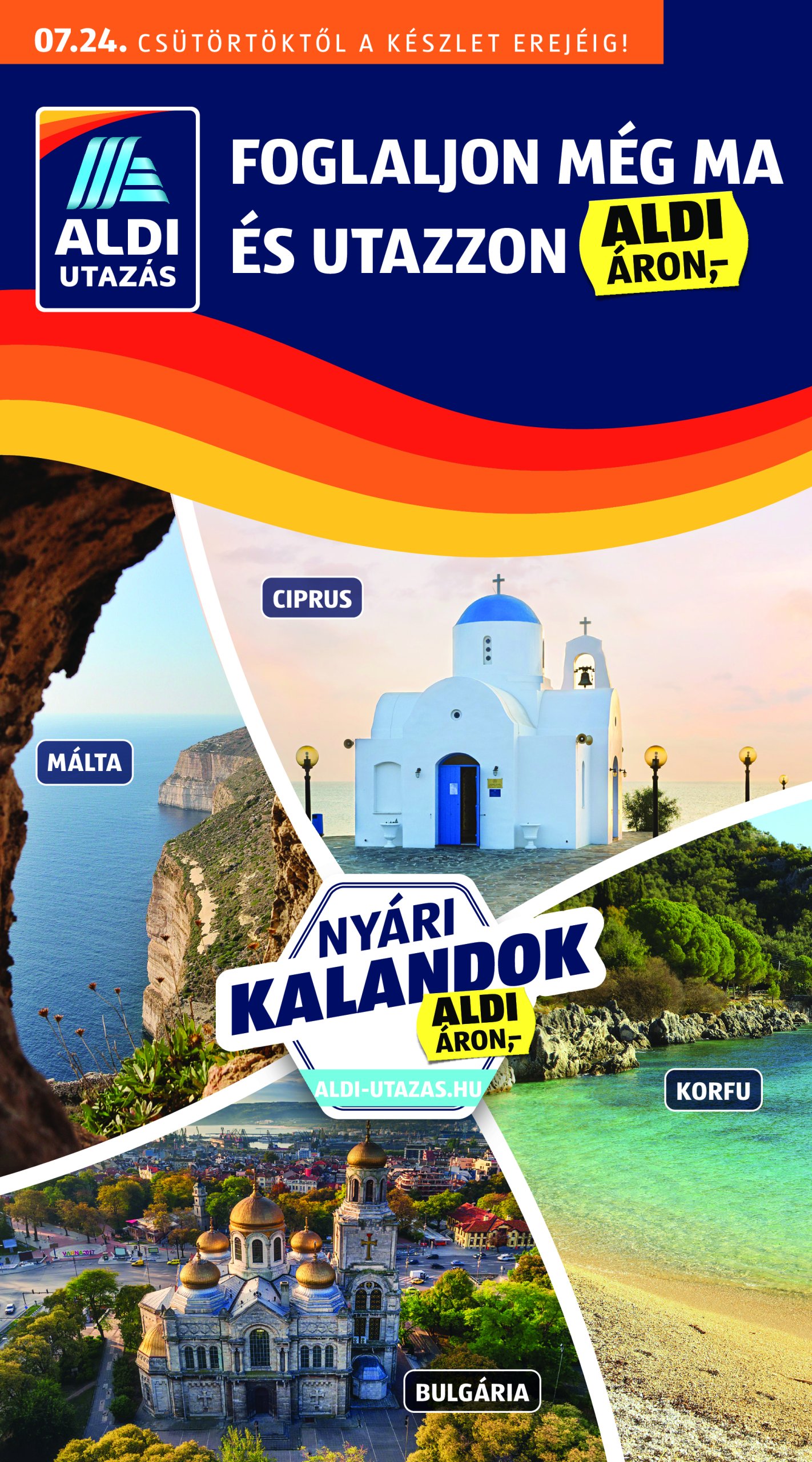 aldi - Aldi - Utazás katalógus akciós újság, érvényes 07.24. - 07.30.