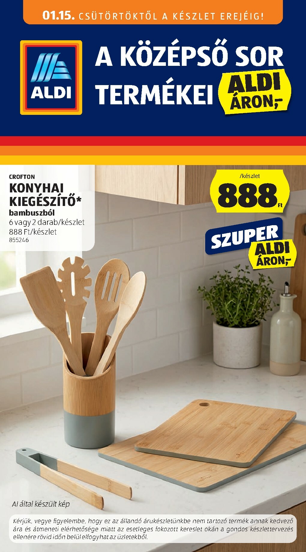 aldi - Aldi - Középső sor termékei akciós újság, érvényes 01.15. - 01.21.