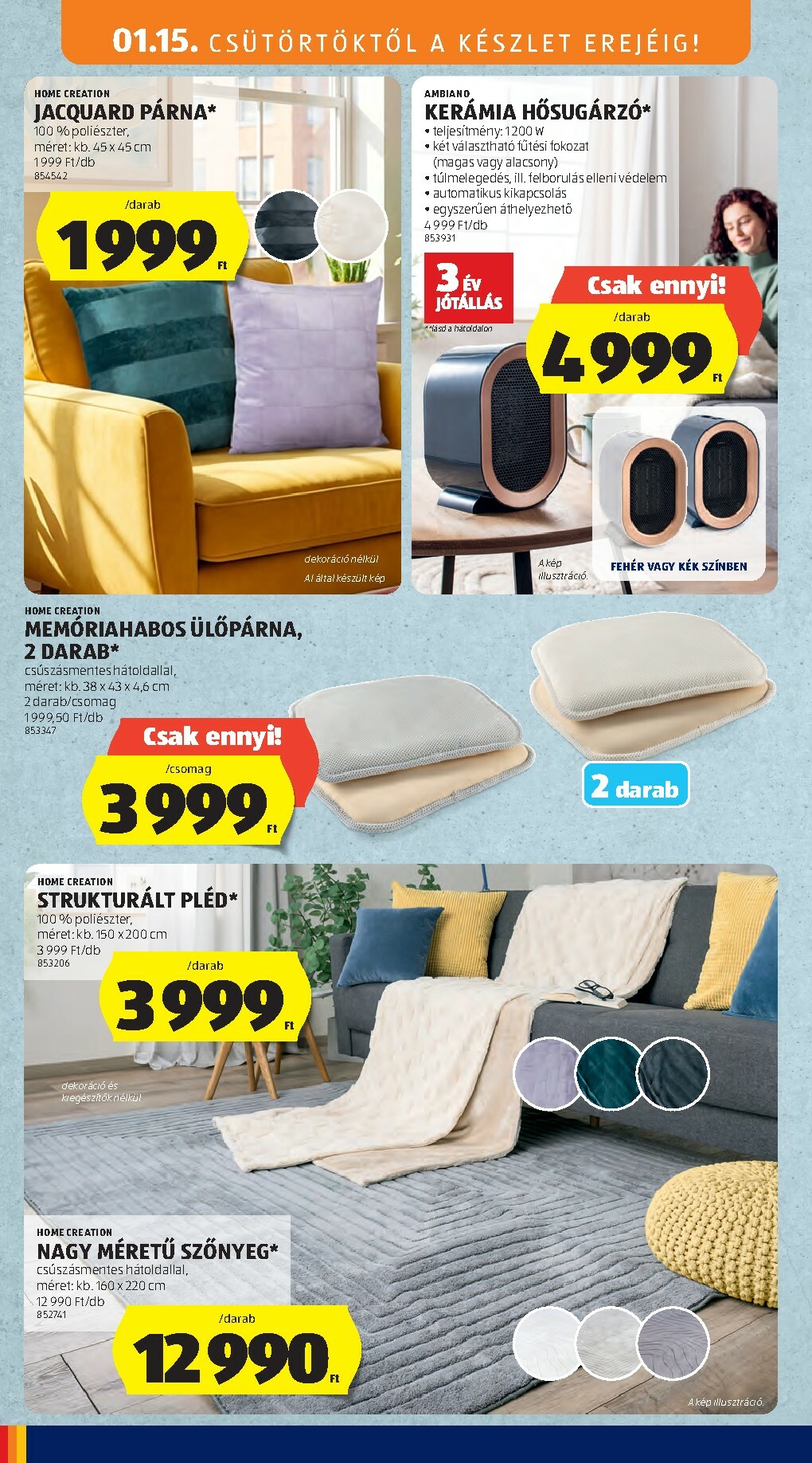 aldi - Aldi - Középső sor termékei akciós újság, érvényes 01.15. - 01.21. - page: 6