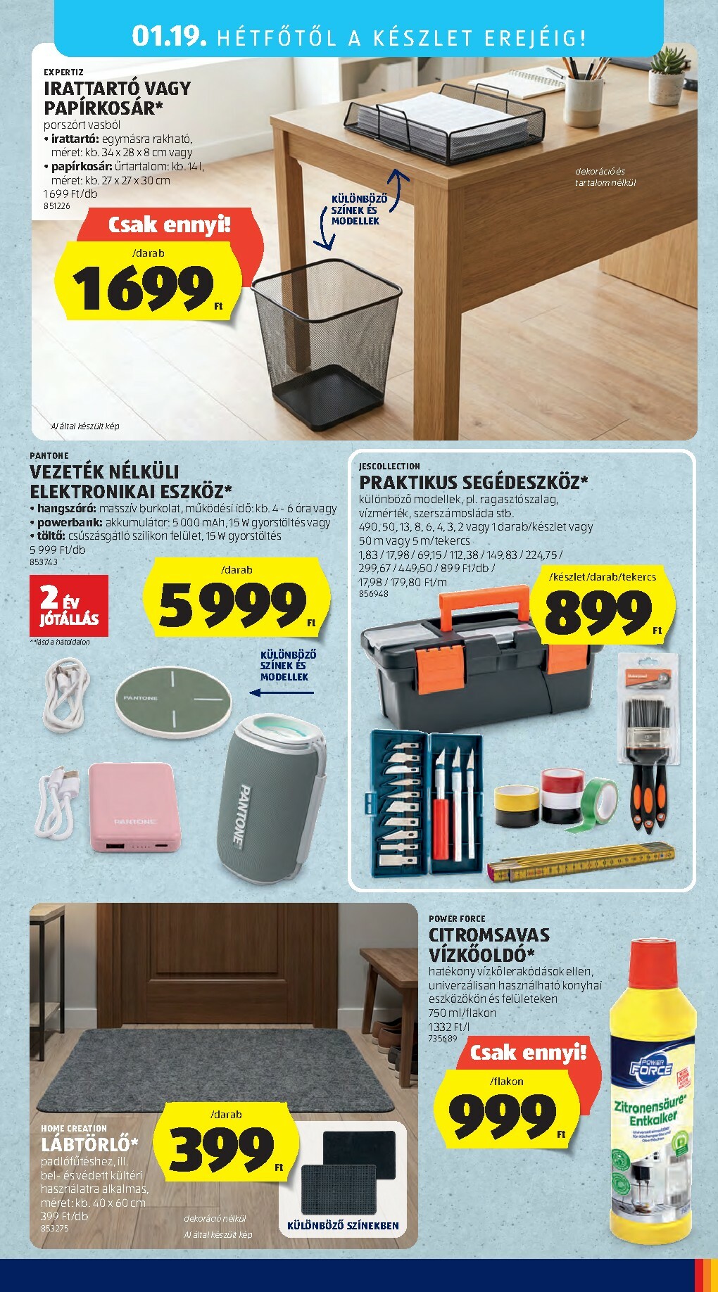 aldi - Aldi - Középső sor termékei akciós újság, érvényes 01.15. - 01.21. - page: 13