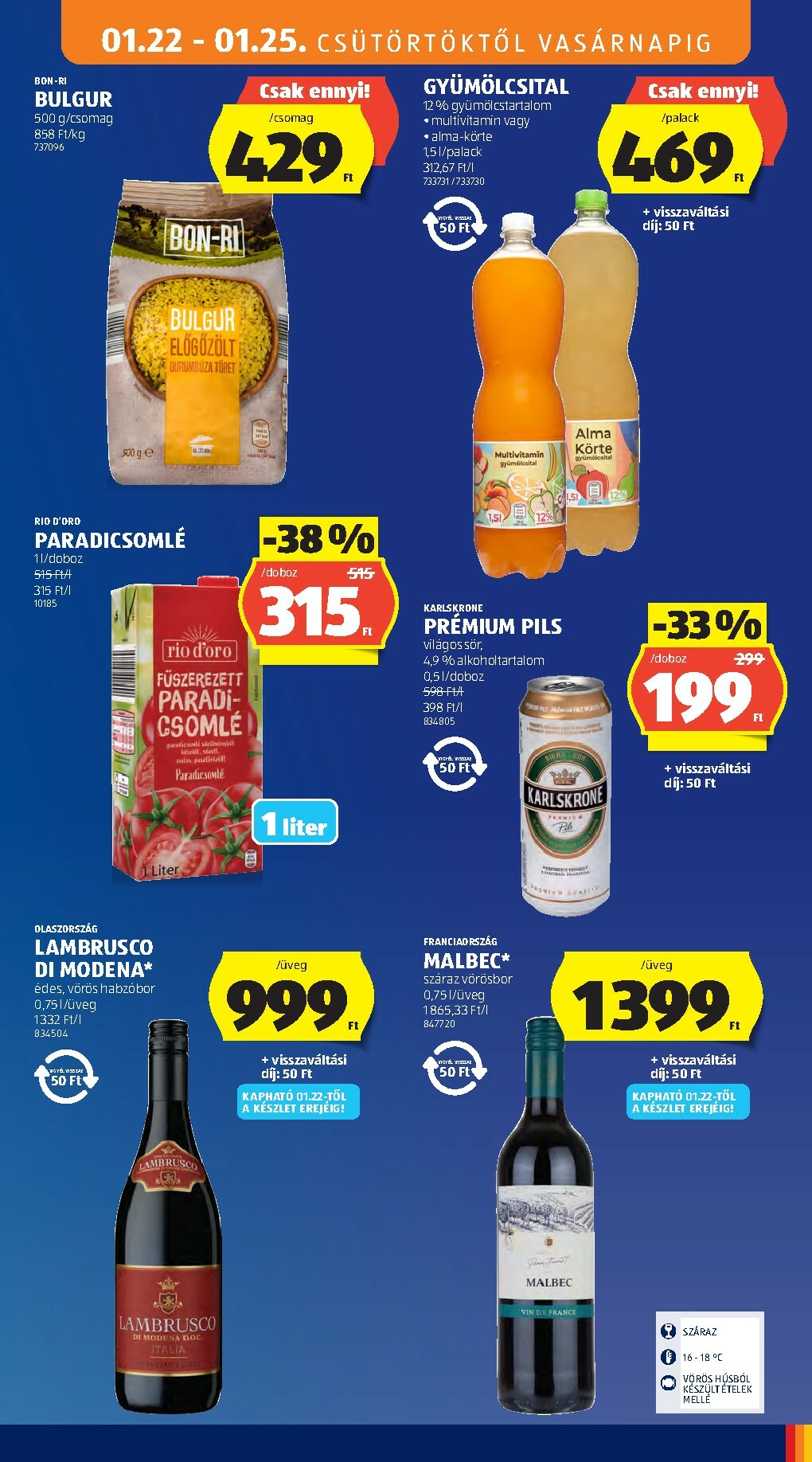 aldi - Aldi akciós újság, érvényes 01.22. - 01.28. - page: 13