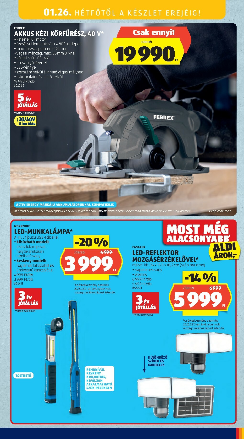 aldi - Aldi akciós újság, érvényes 01.22. - 01.28. - page: 45