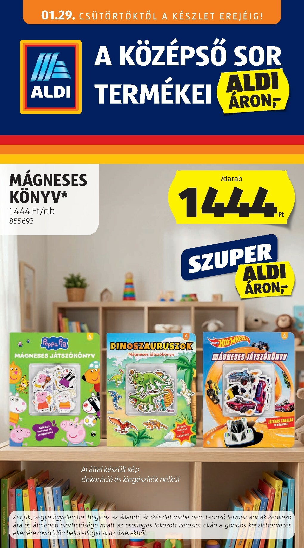 aldi - Aldi - Középső sor termékei akciós újság, érvényes 01.29. - 02.04.