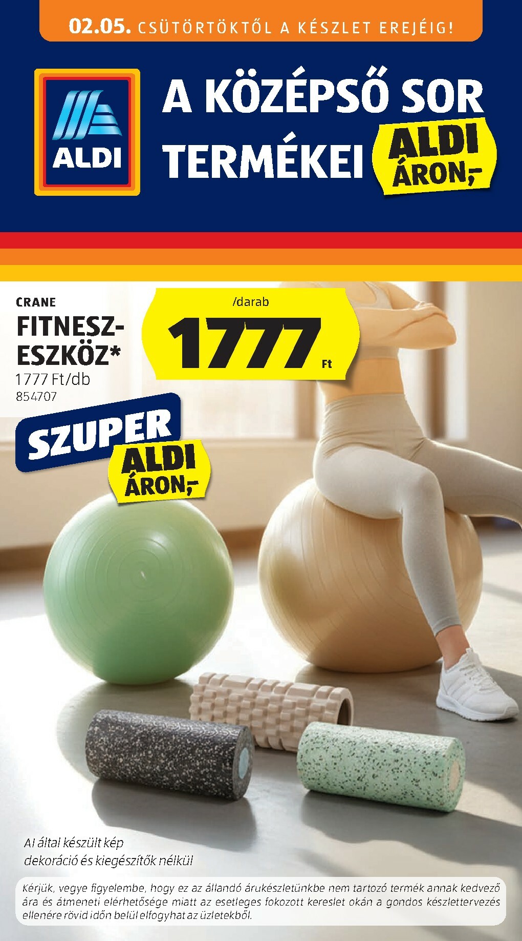 aldi - Aldi - Középső sor termékei akciós újság, érvényes 2026.02.05. - 2026.02.11. - page: 1