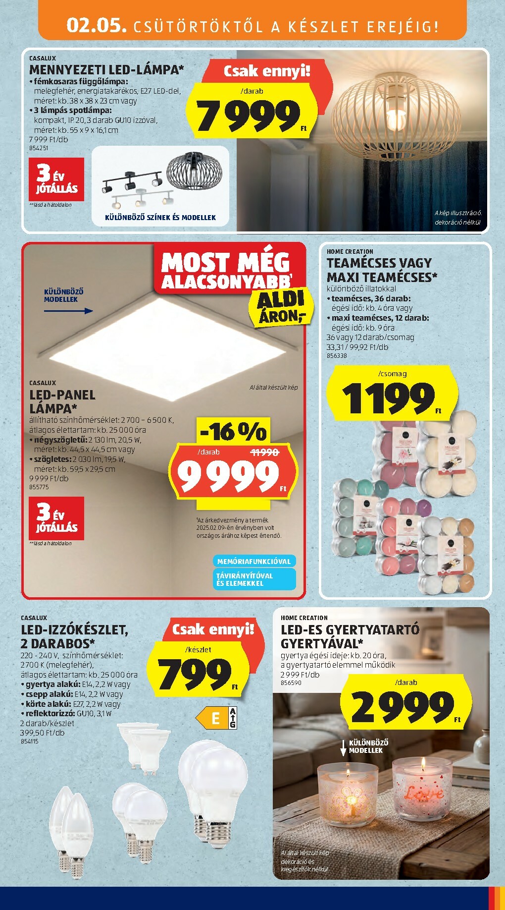 aldi - Aldi - Középső sor termékei akciós újság, érvényes 2026.02.05. - 2026.02.11. - page: 9