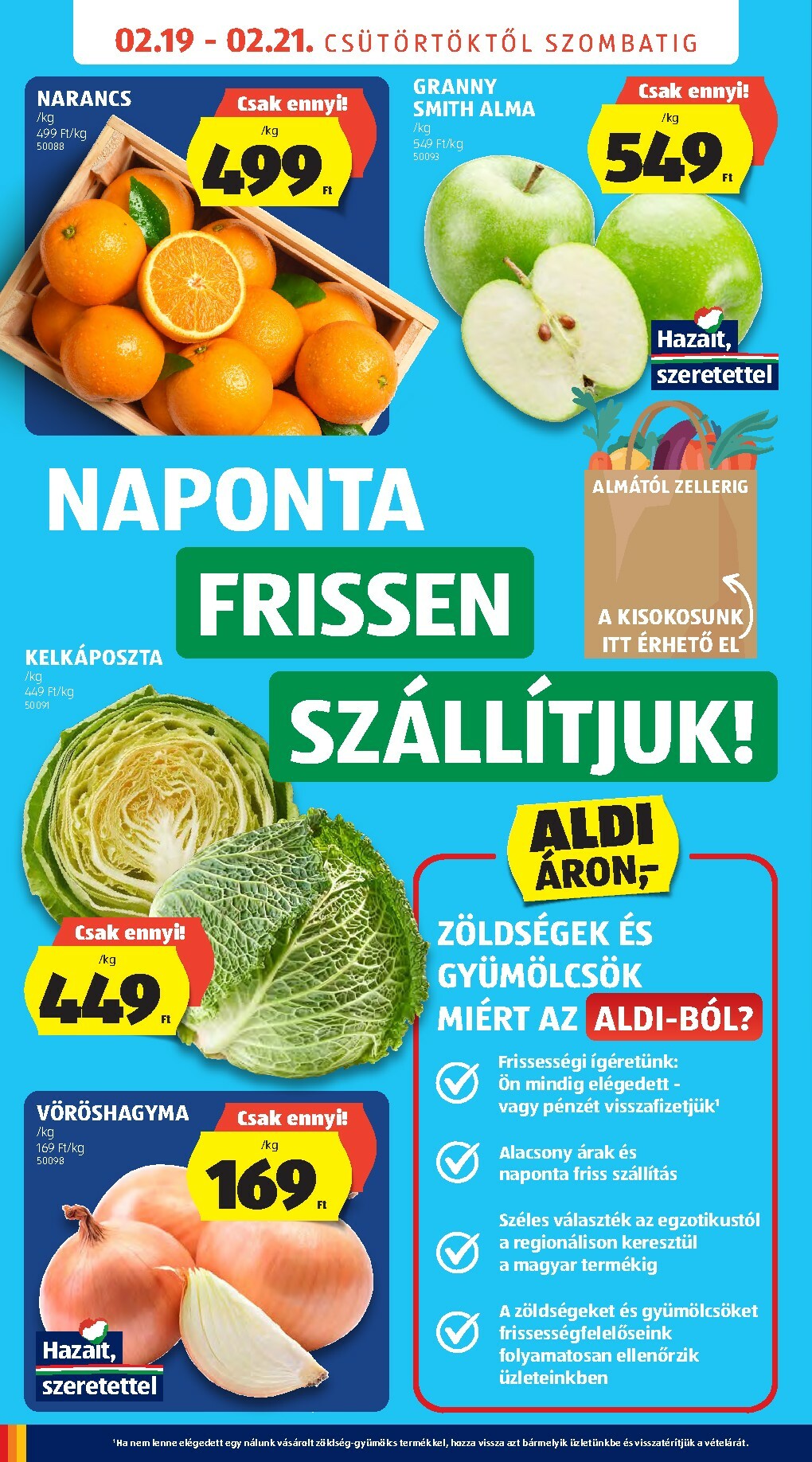 aldi - Aldi - Újranyitás: Budapest akciós újság, érvényes 2026.02.19. - 2026.02.21. - page: 2