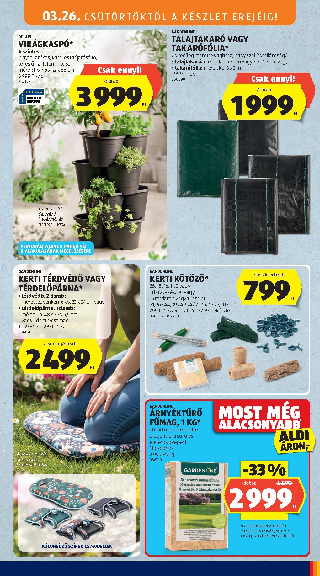 aldi - Aldi - Középső sor termékei akciós újság, érvényes 2026.03.26. - 2026.04.01. - page: 7