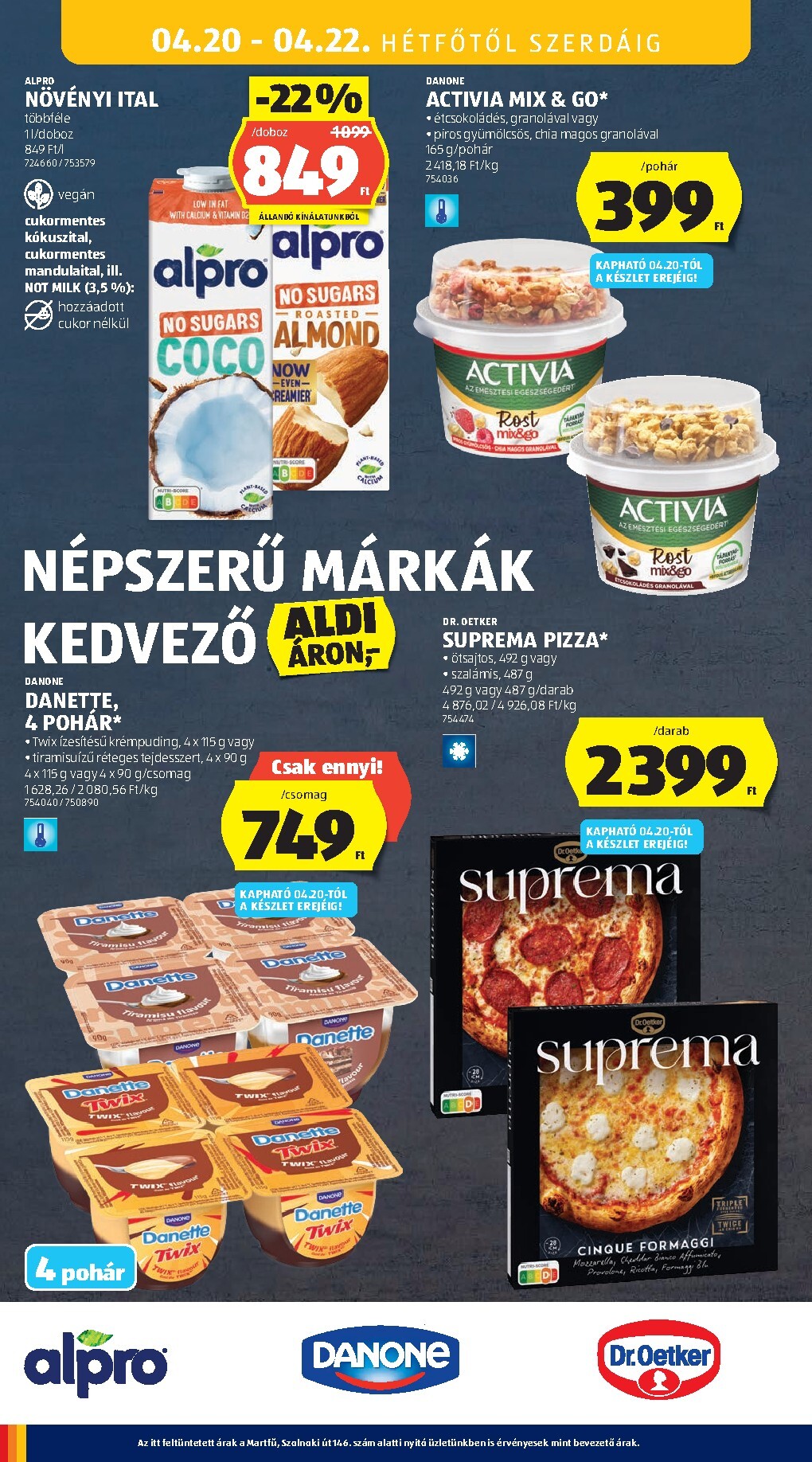 aldi - Aldi hirdetmény a következő hétre csütörtöktől 2026.04.16.-tól szerdától 2026.04.22.-ig - page: 50
