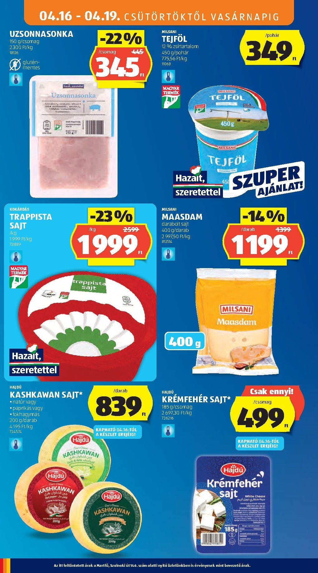 aldi - Aldi hirdetmény a következő hétre csütörtöktől 2026.04.16.-tól szerdától 2026.04.22.-ig - page: 12
