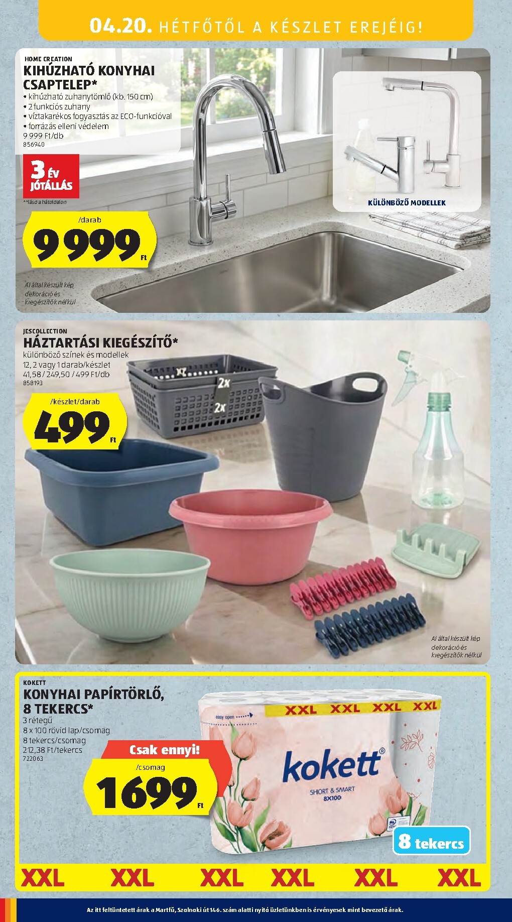 aldi - Aldi - Középső sor termékei hirdetmény a következő hétre csütörtöktől 2026.04.16.-tól szerdától 2026.04.22.-ig - page: 18