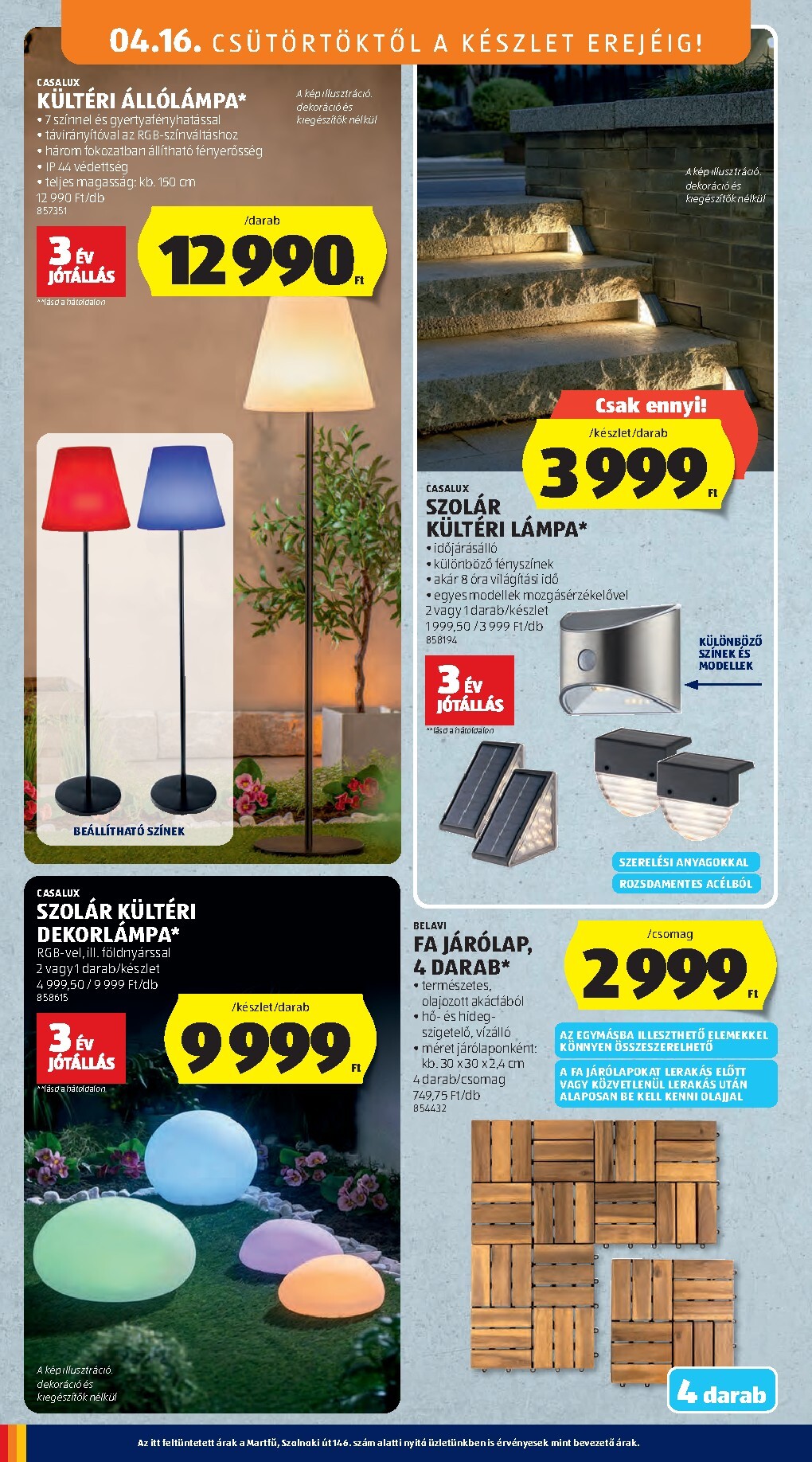 aldi - Aldi - Középső sor termékei hirdetmény a következő hétre csütörtöktől 2026.04.16.-tól szerdától 2026.04.22.-ig - page: 6