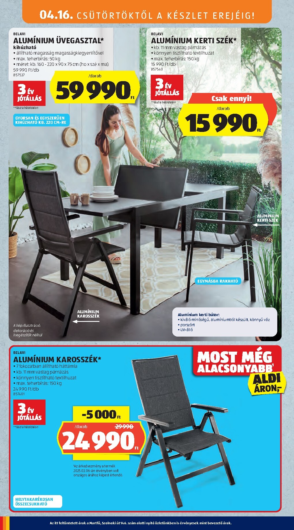 aldi - Aldi - Középső sor termékei hirdetmény a következő hétre csütörtöktől 2026.04.16.-tól szerdától 2026.04.22.-ig - page: 2